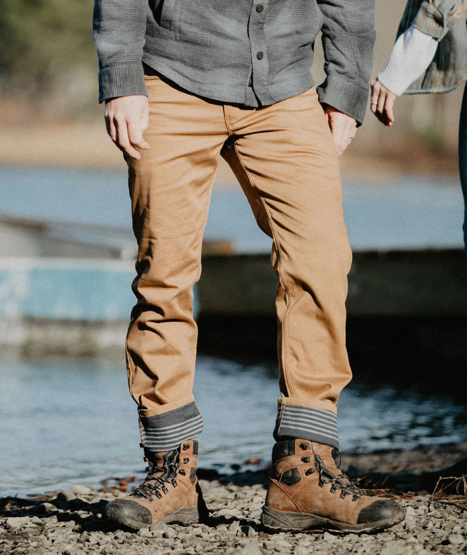Mariner Flannel Lined Pant - Khaki - Image 6