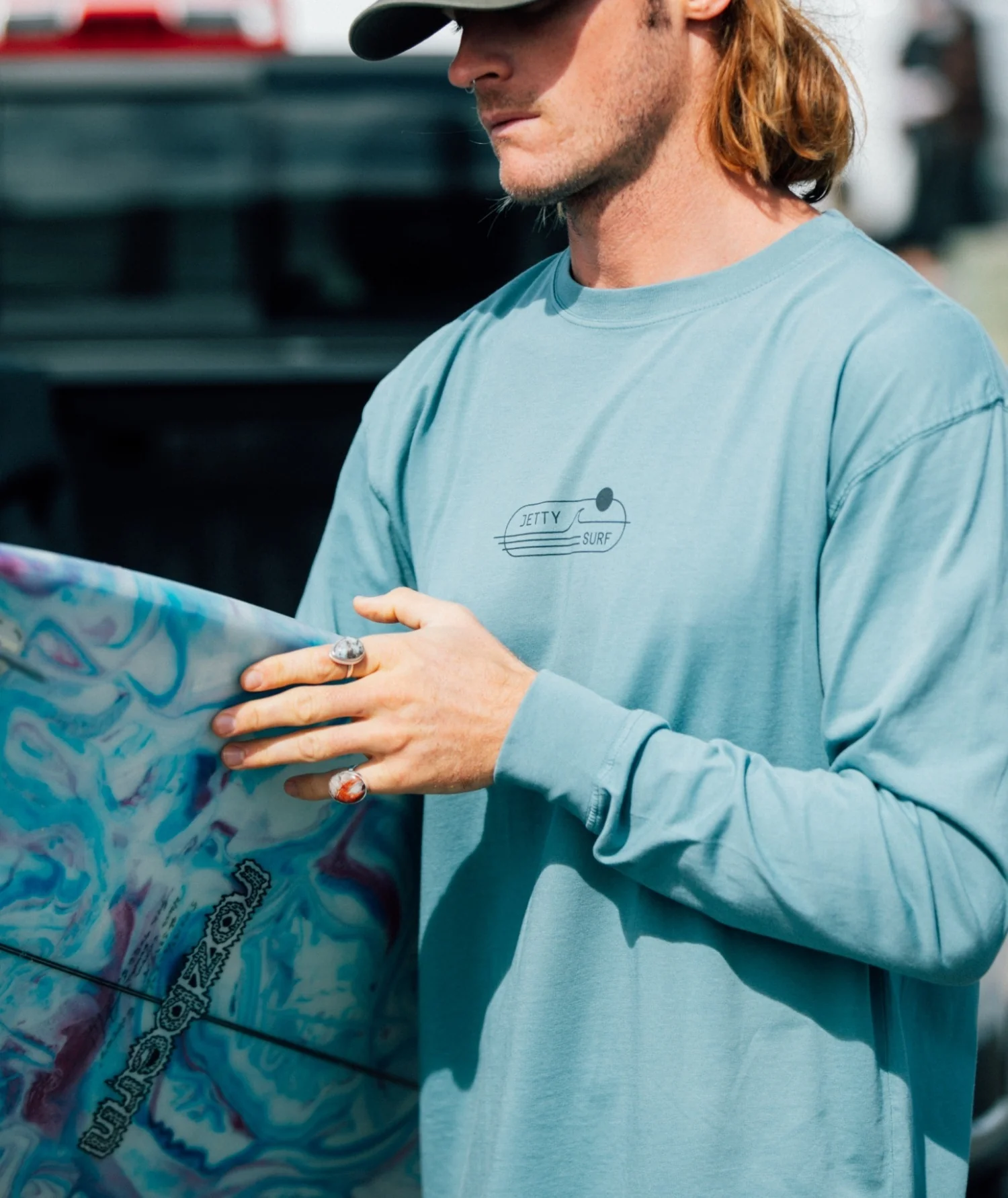 Merit Long Sleeve - Teal - Image 4