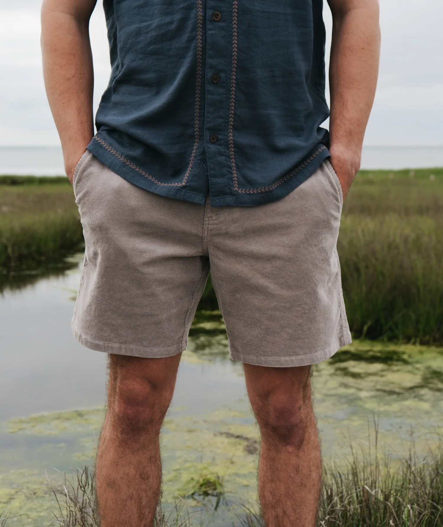 Midship Cord Walkshort - Grey - Image 4