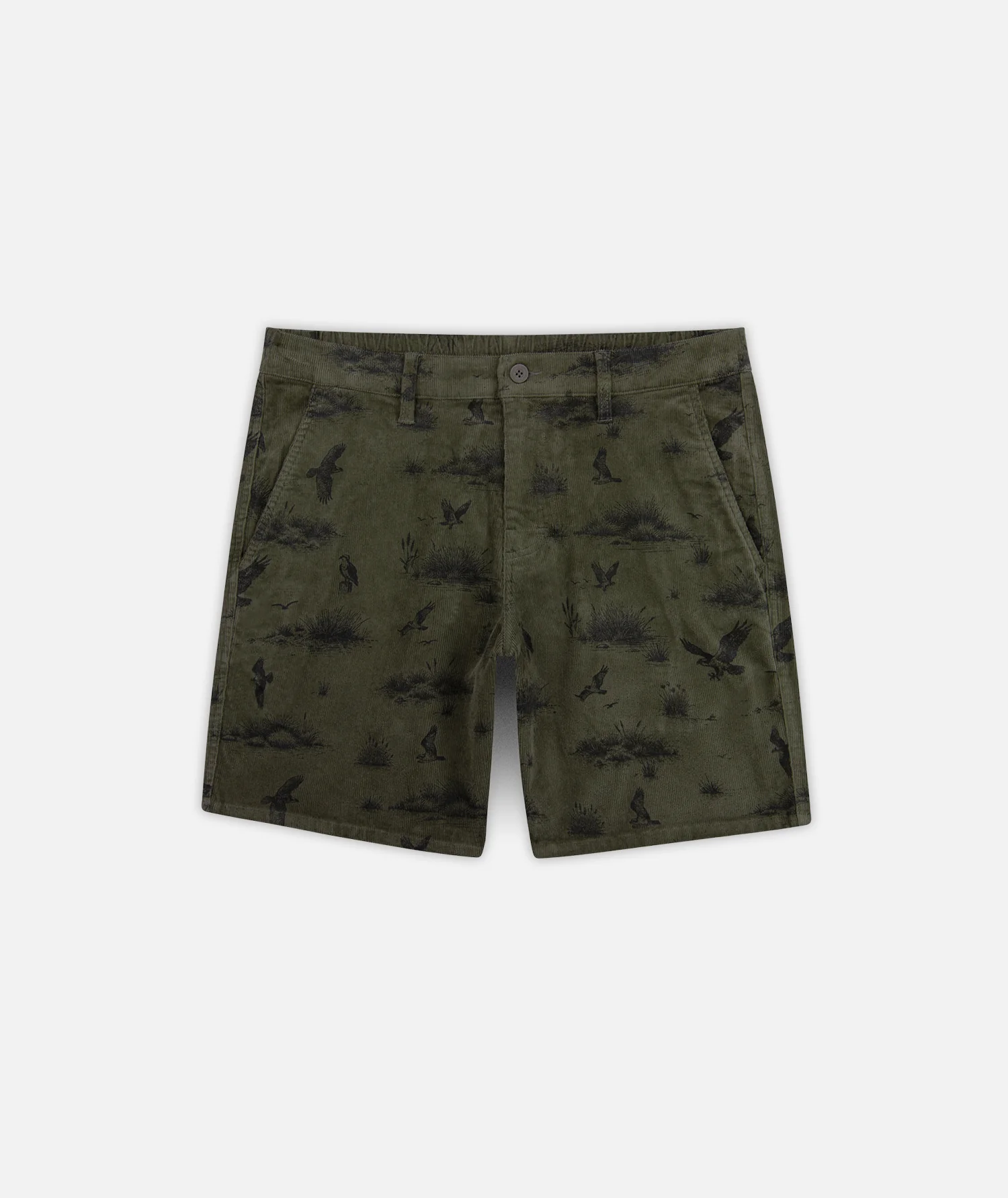 Midship Cord Walkshort - Marsh Green