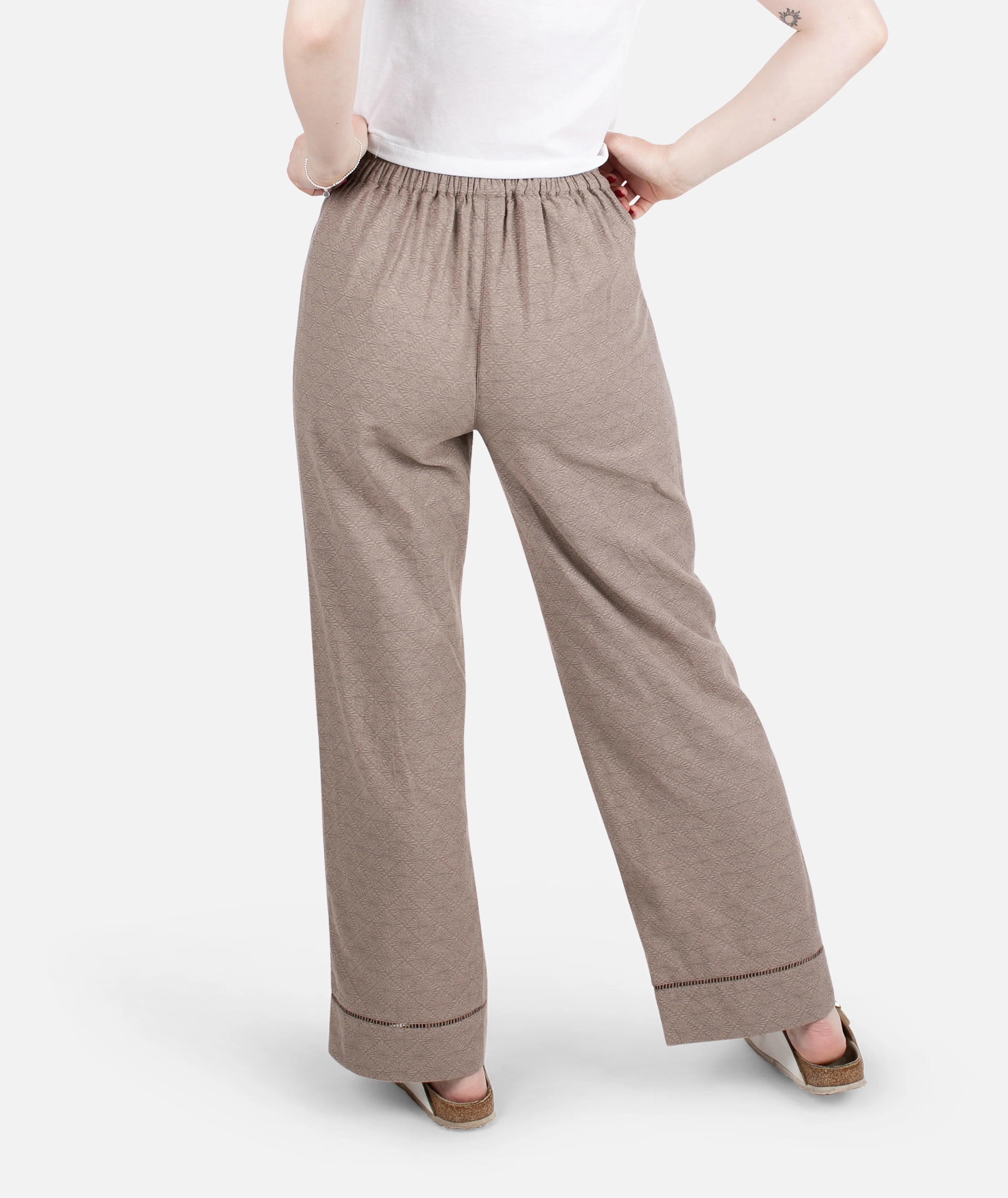 Montauk Jacquard Pant - Brown - Image 3