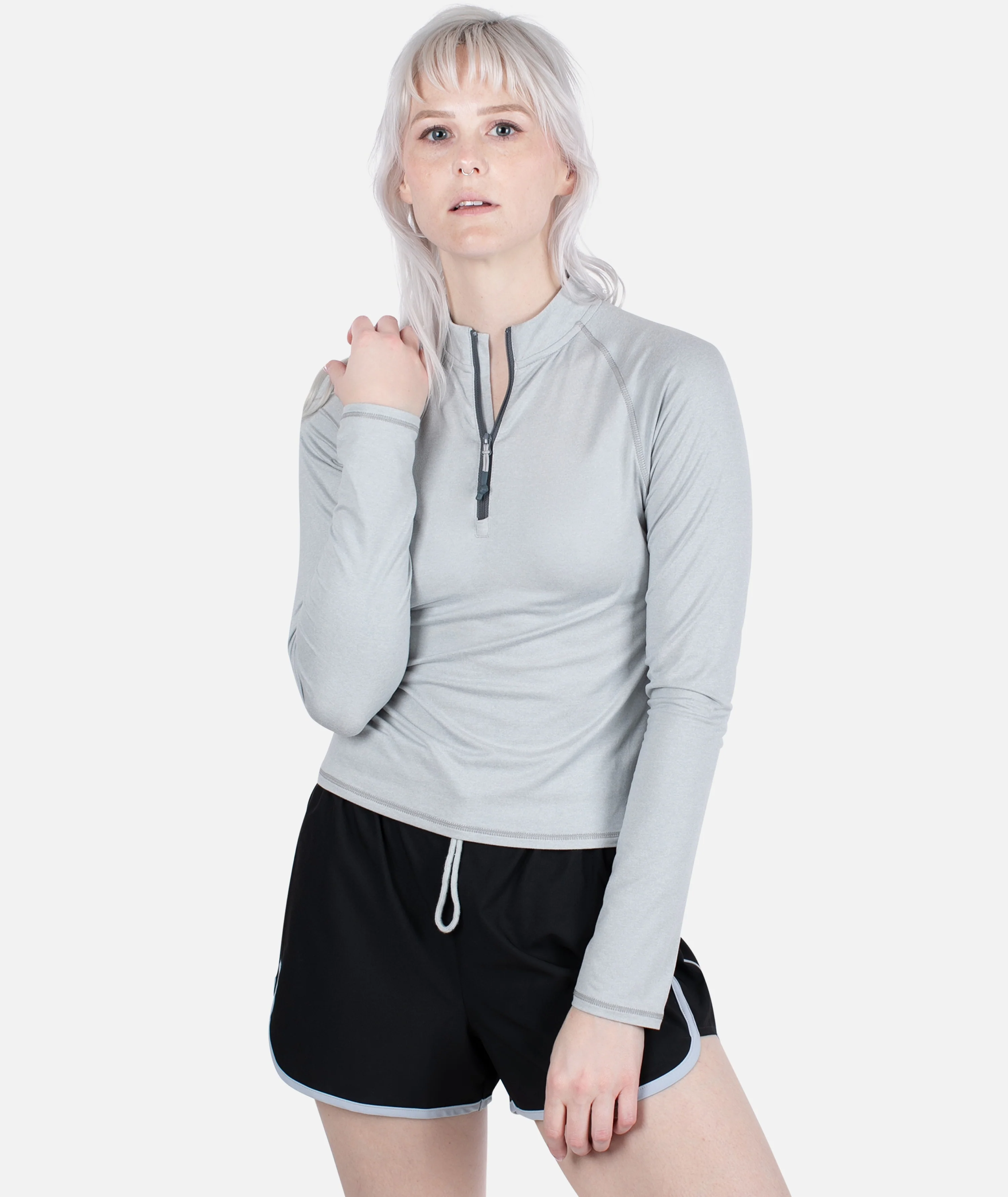 Montclair UV Quarter Zip - Blue - Image 4