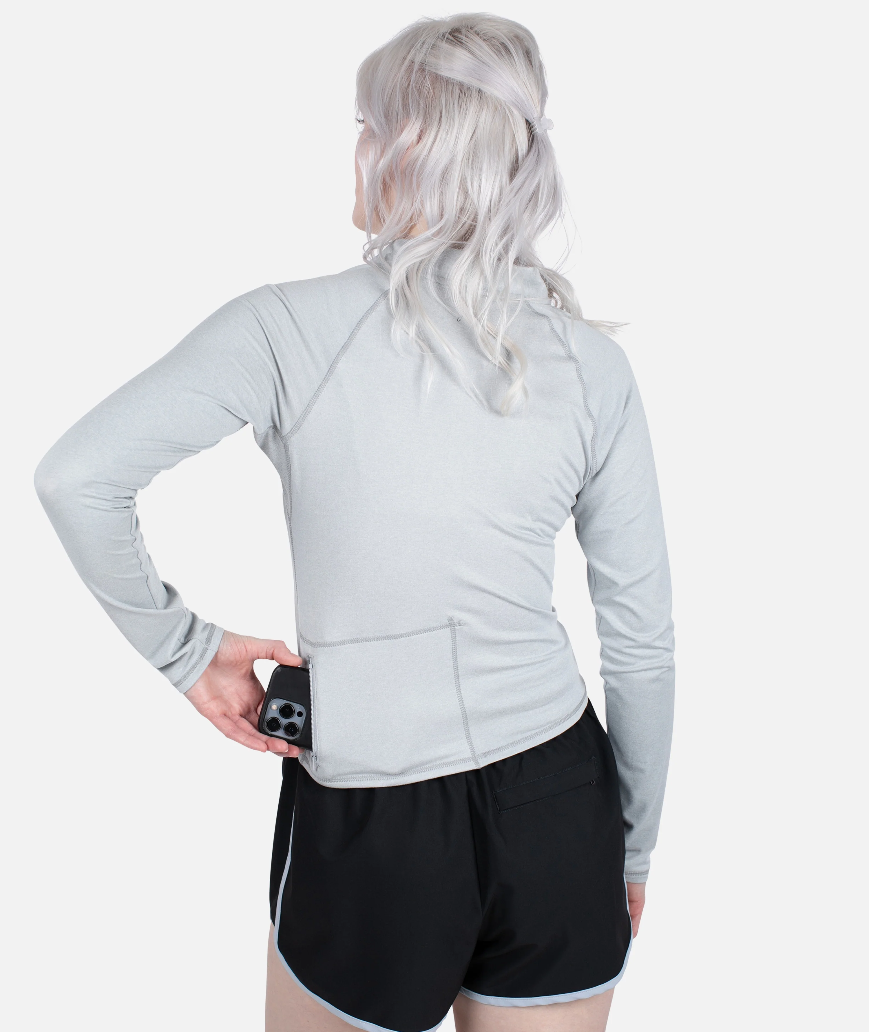 Montclair UV Quarter Zip - Blue - Image 5