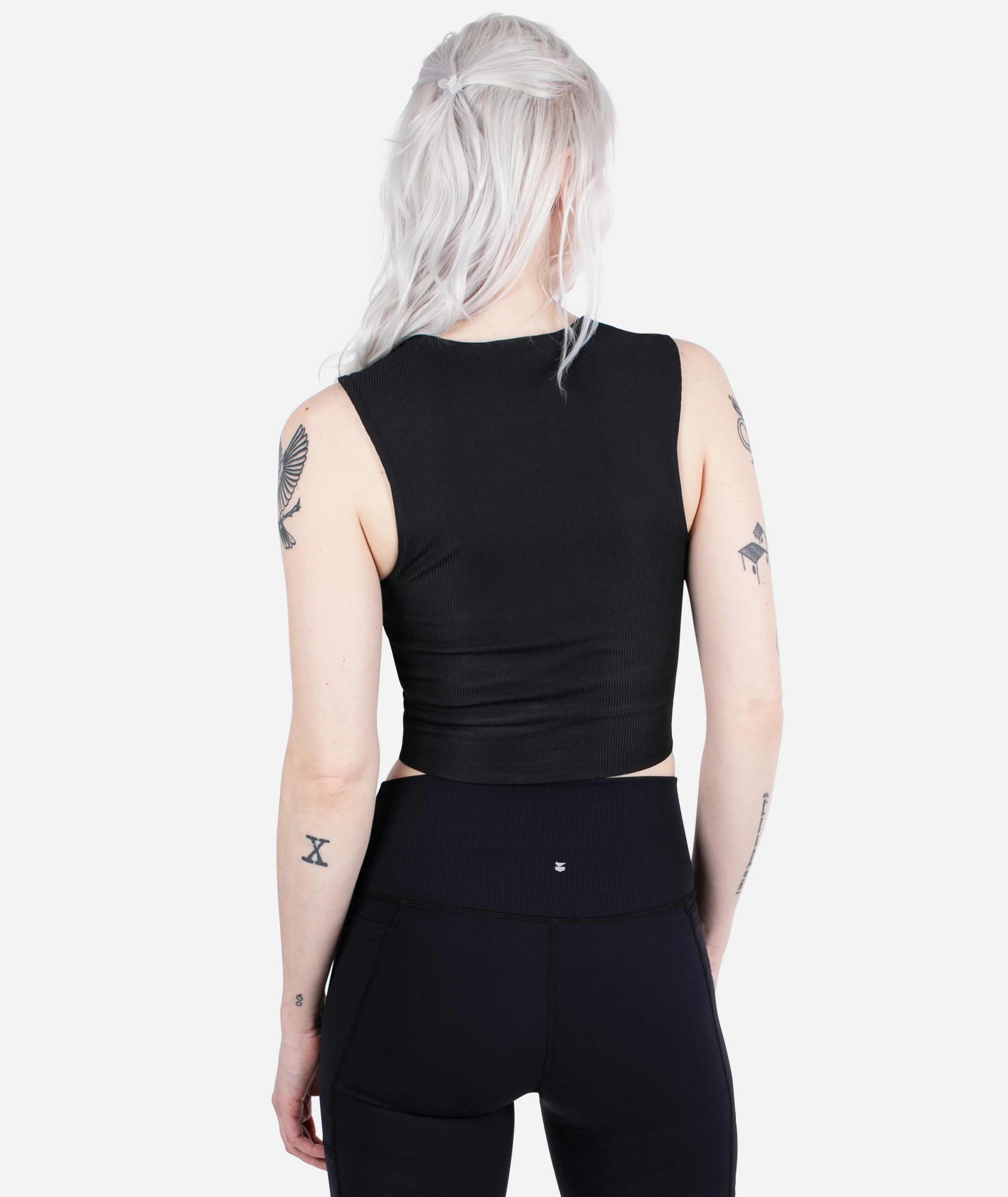 Mystic Rib Tank - Black - Image 3