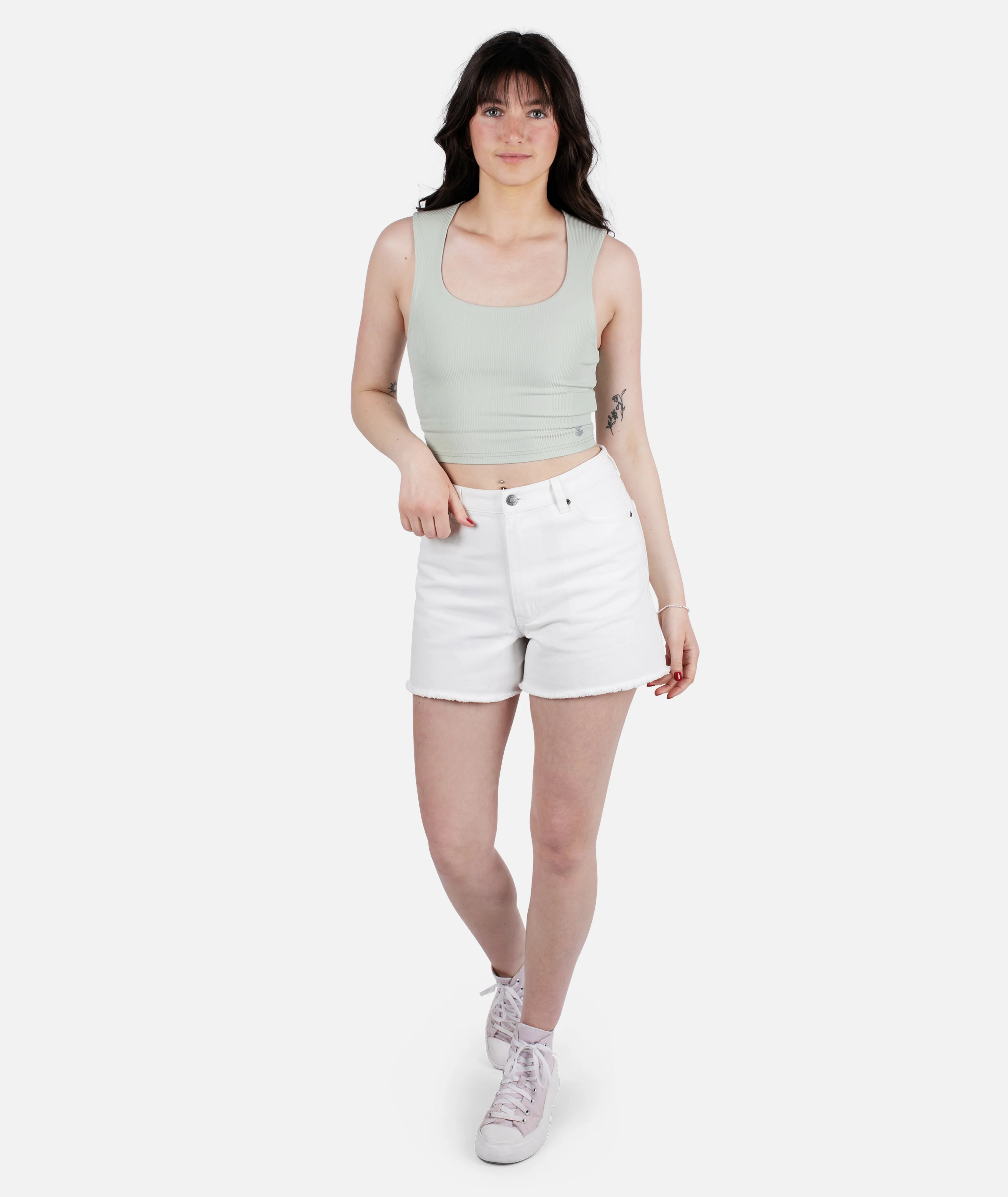 Mystic Rib Tank - Sage Green - Image 4