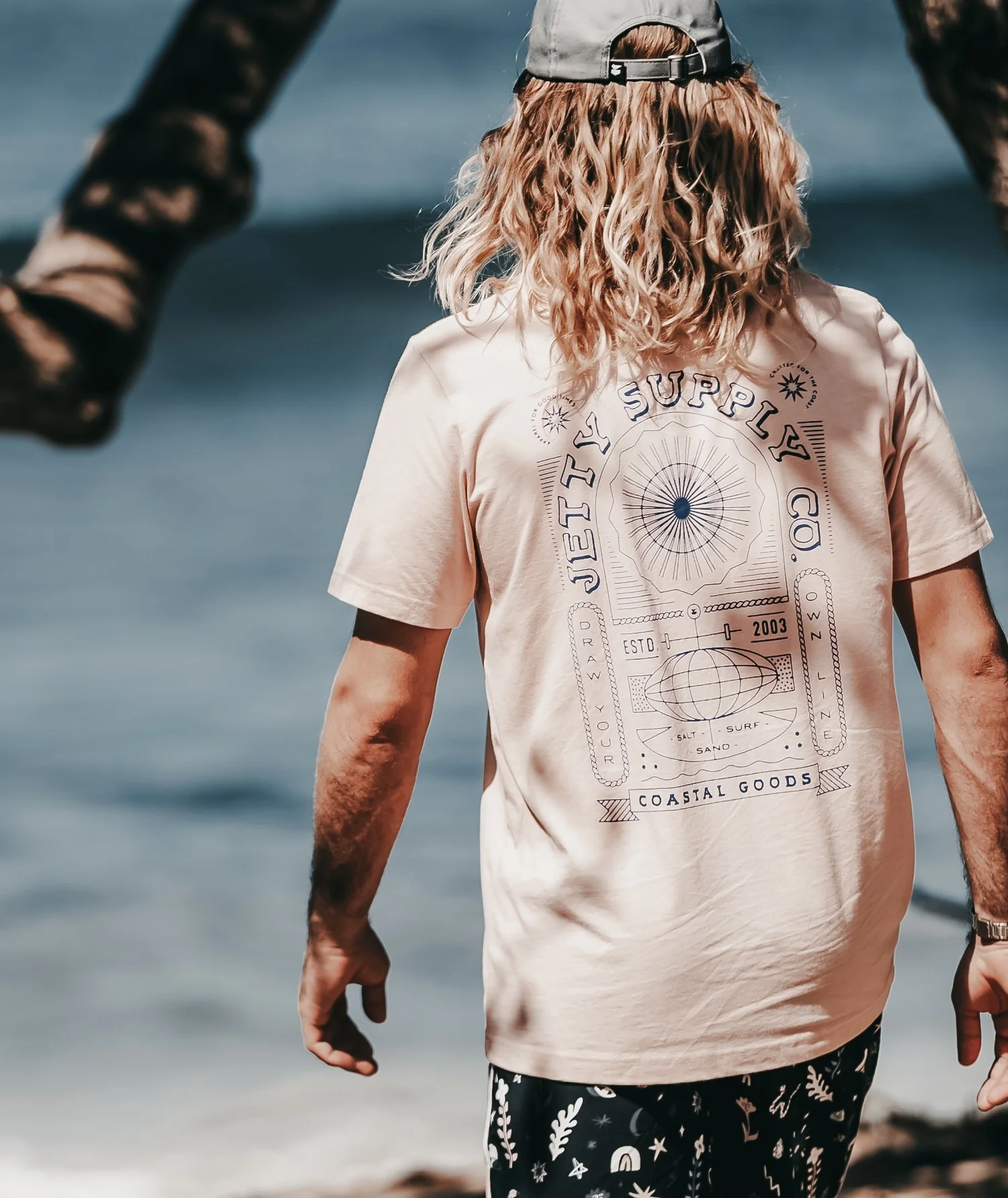 Oceanus Tee - Peach - Image 3