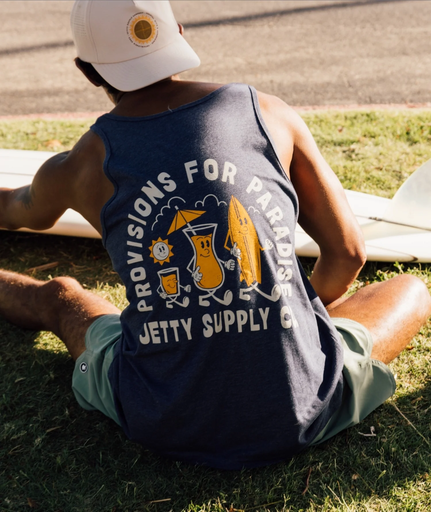 Paradise Pals Tank - Navy - Image 3