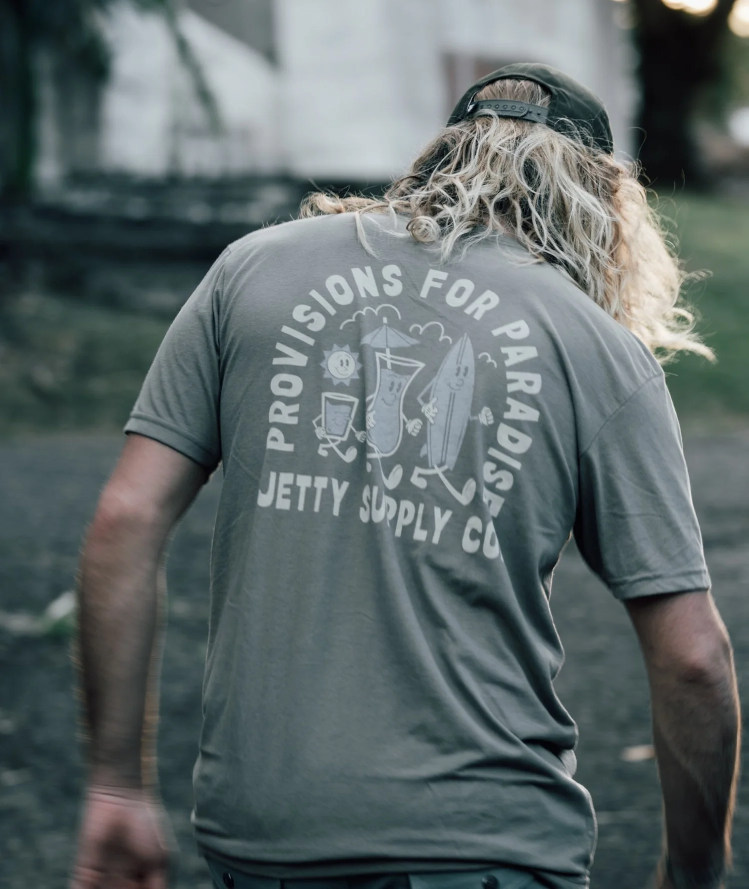 Paradise Pals Tee - Grey - Image 3