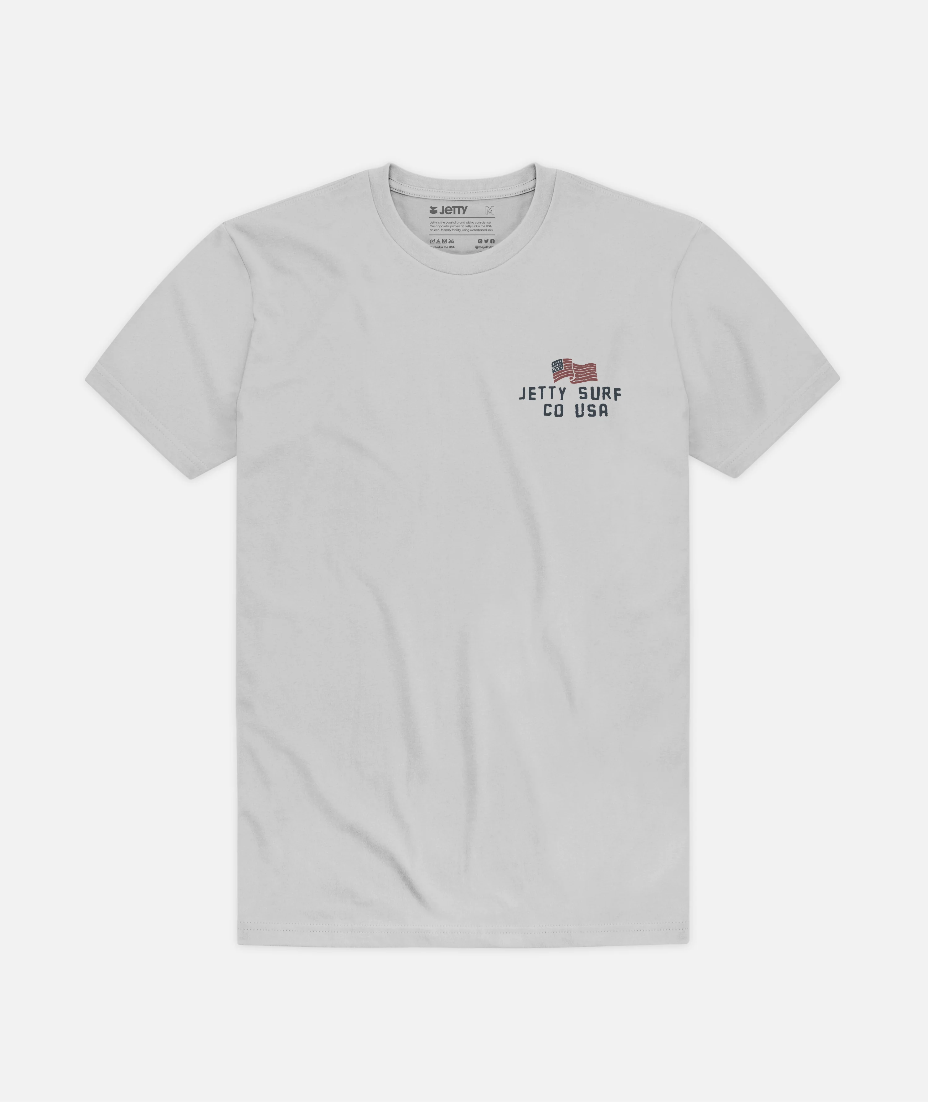 Patriot Tee - Heather Silver - Image 2