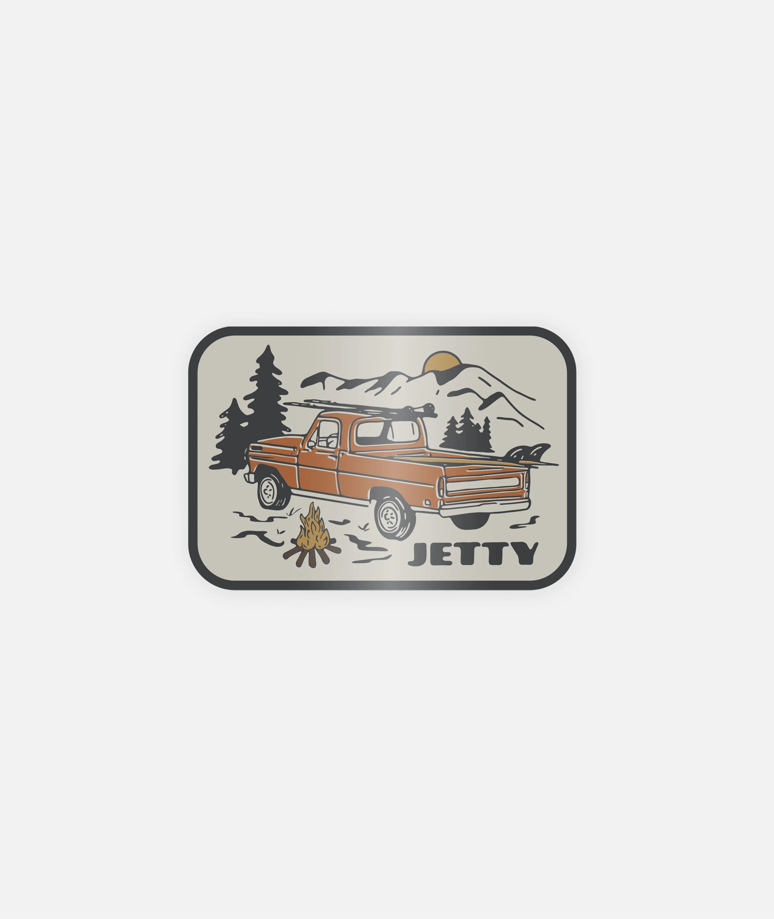 Pickup Sticker - Grey