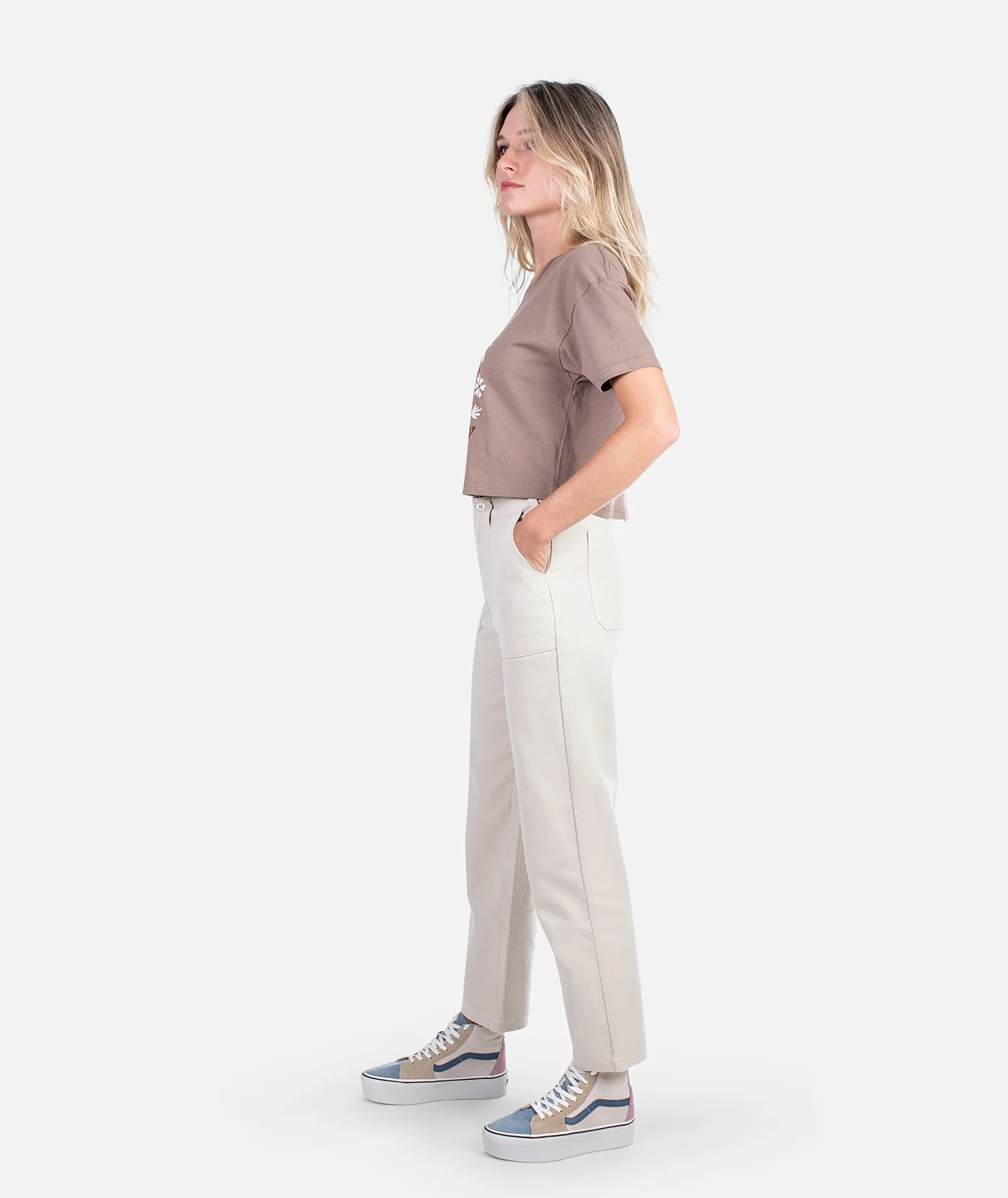 Posy Tee - Brown - Image 3