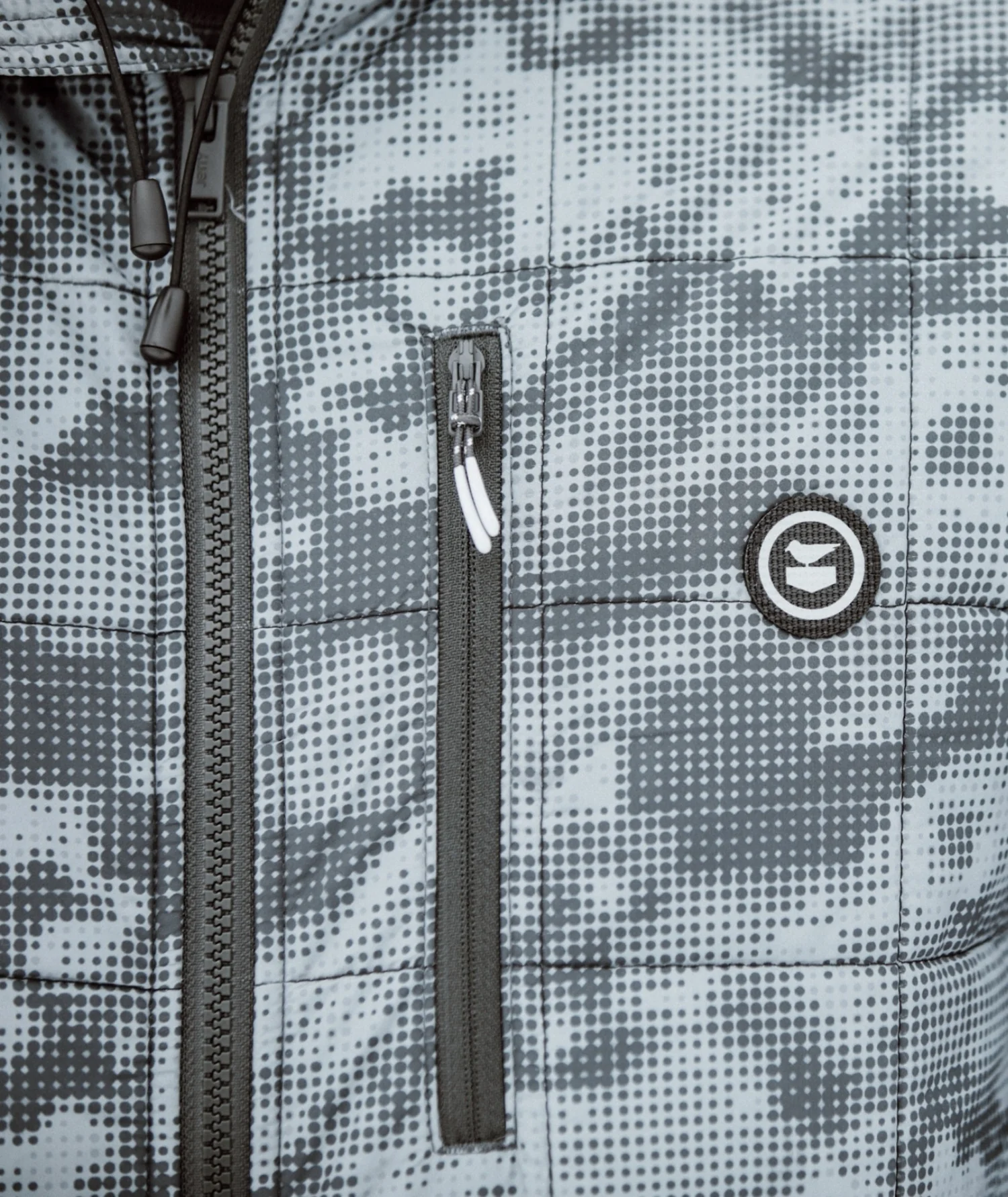Puffer Coat - Grey - Image 3