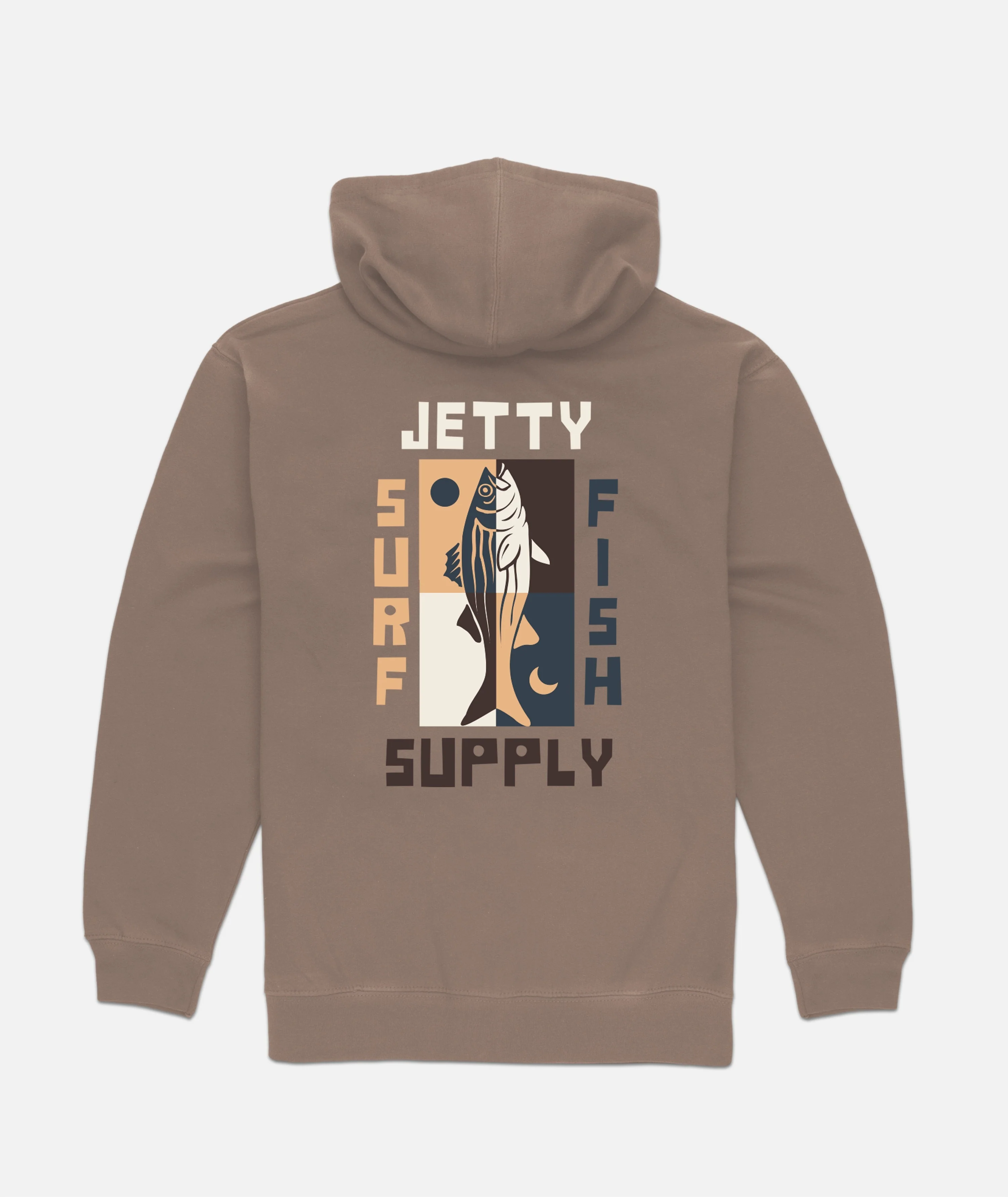 Quadrant Hoodie -Brown