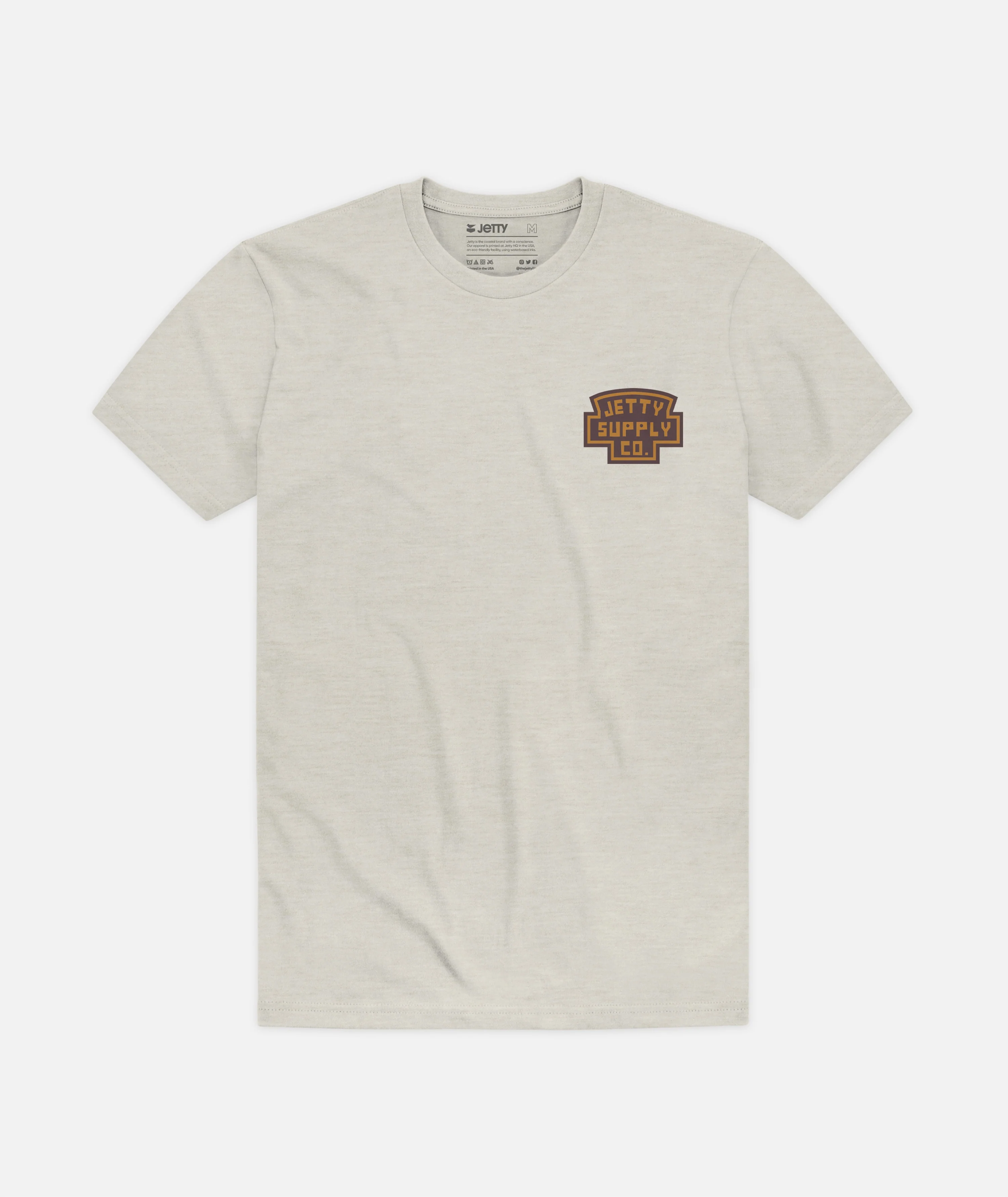 Quadrant Tee - Oat - Image 2