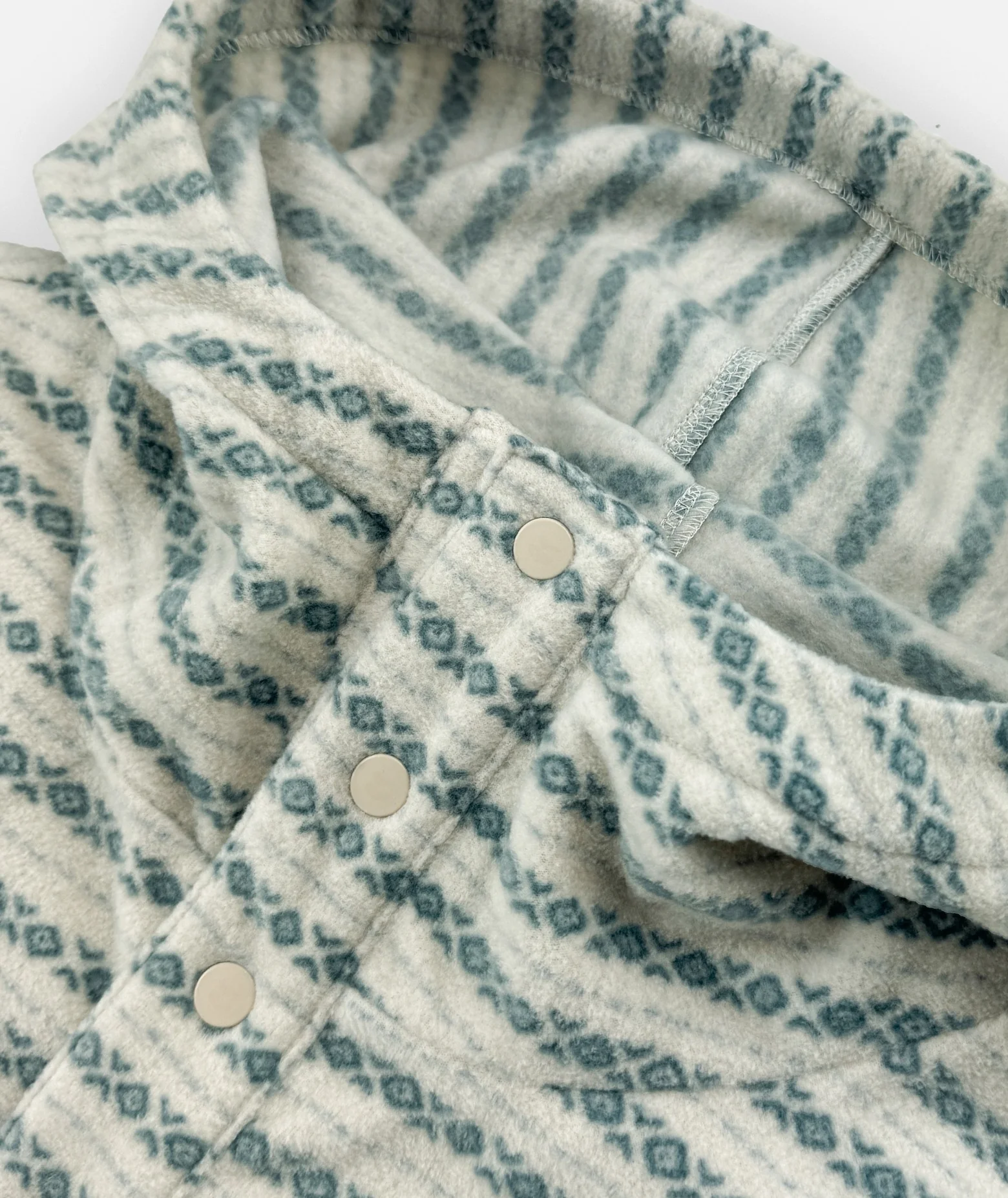Quintin Fleece Hoodie - Grey - Image 4