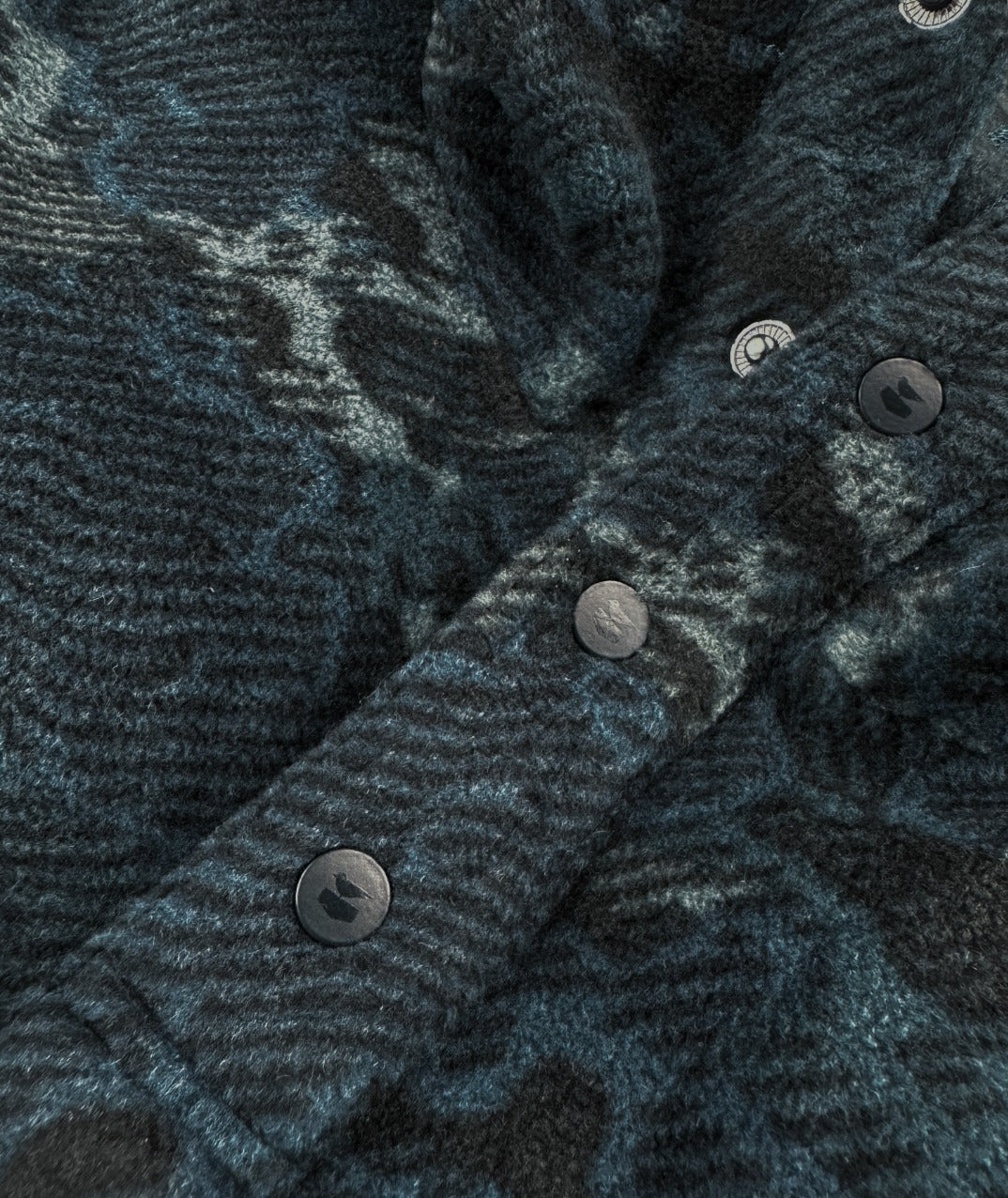 Quintin Fleece Hoodie - Navy - Image 3