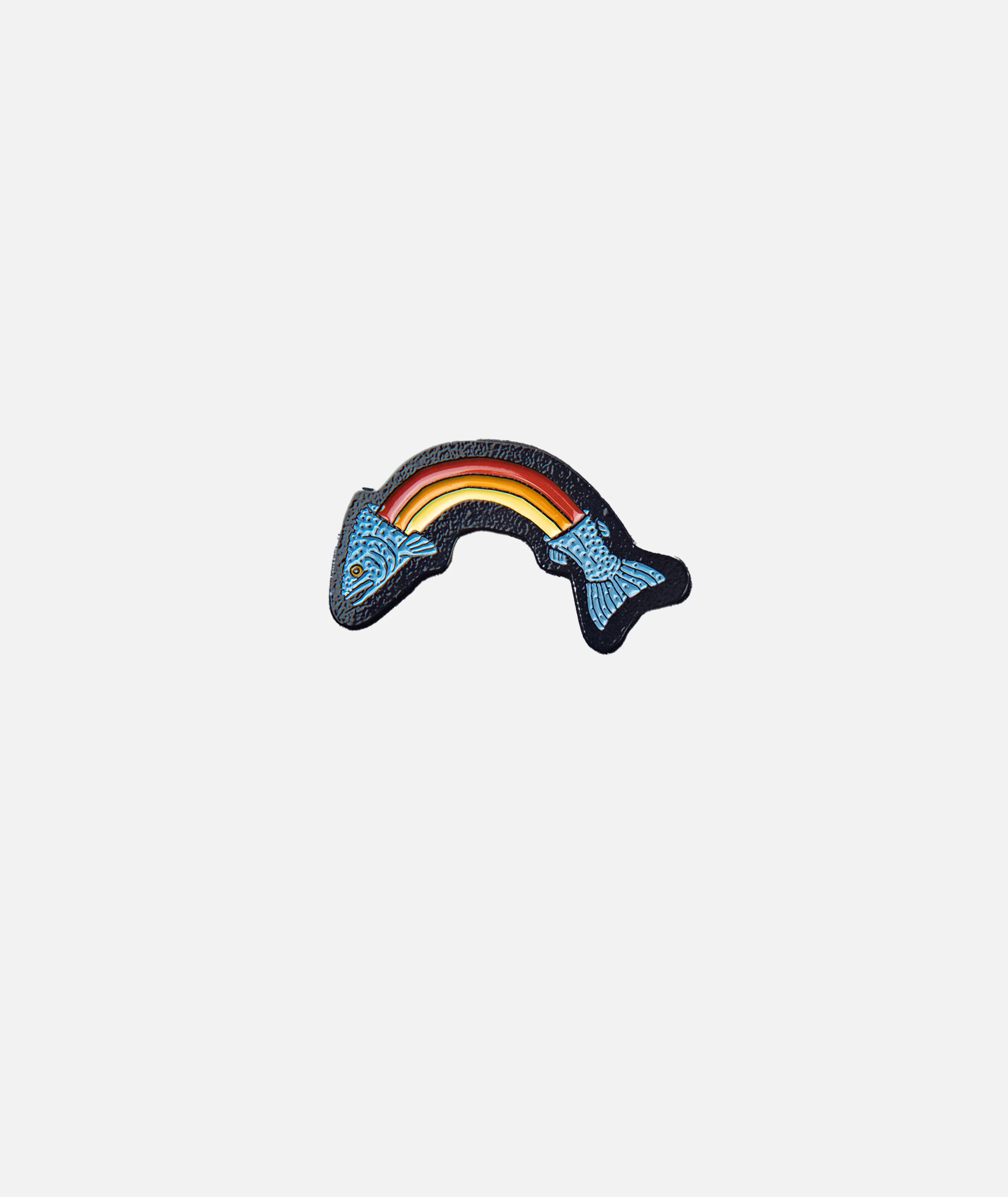 Rainbow Trout Pin - Blue - Image 2