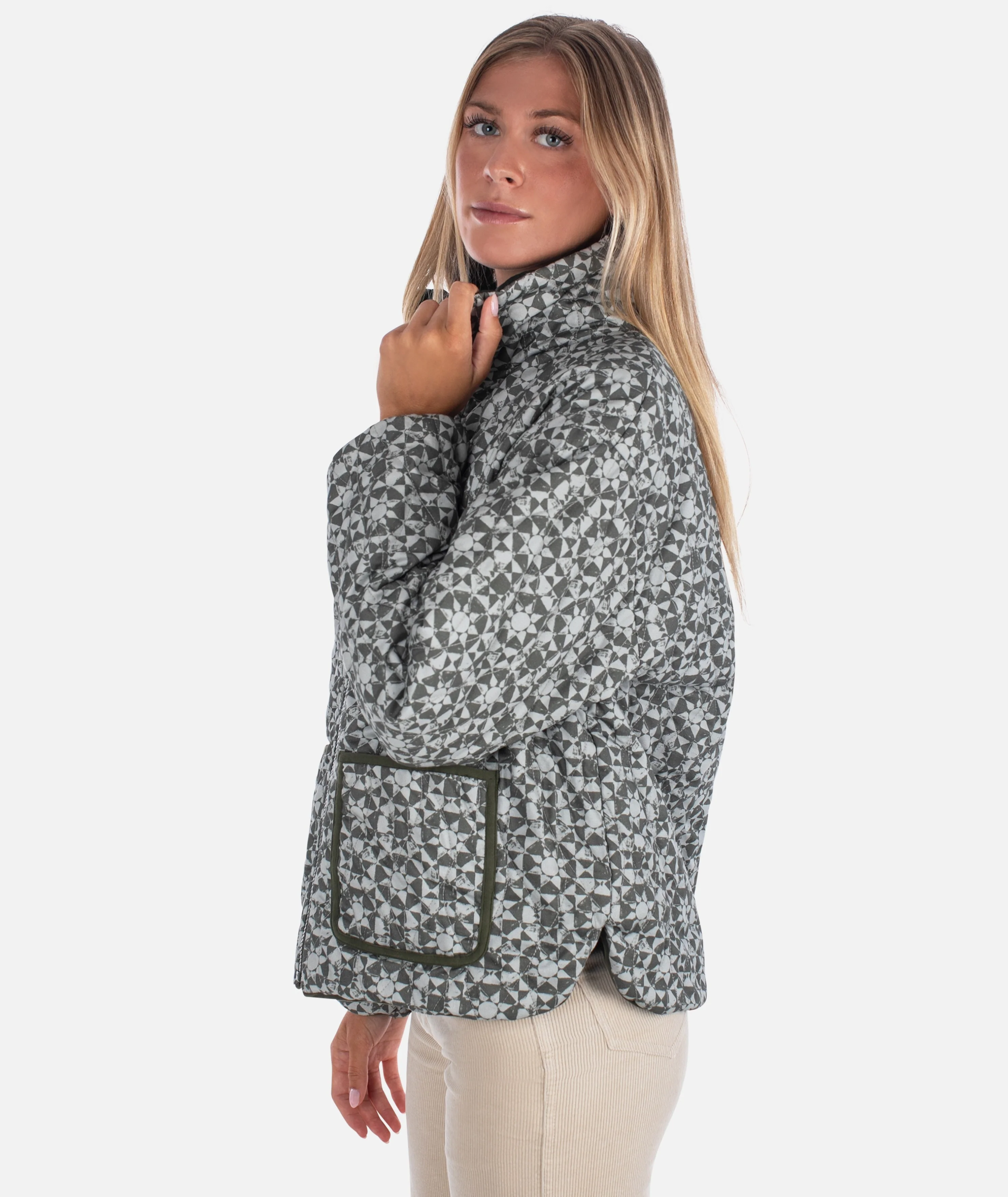 Rainier Reversible Puffer - Olive - Image 3