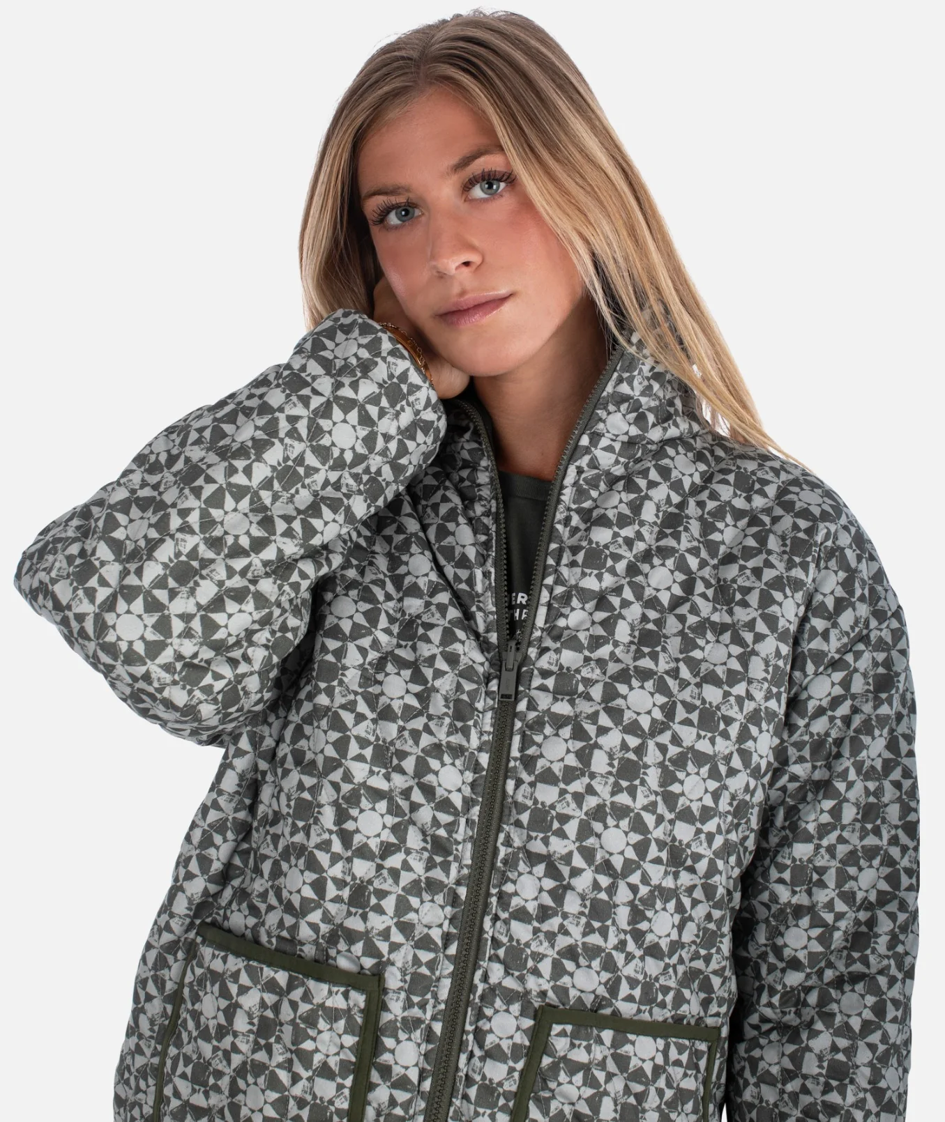 Rainier Reversible Puffer - Olive - Image 5