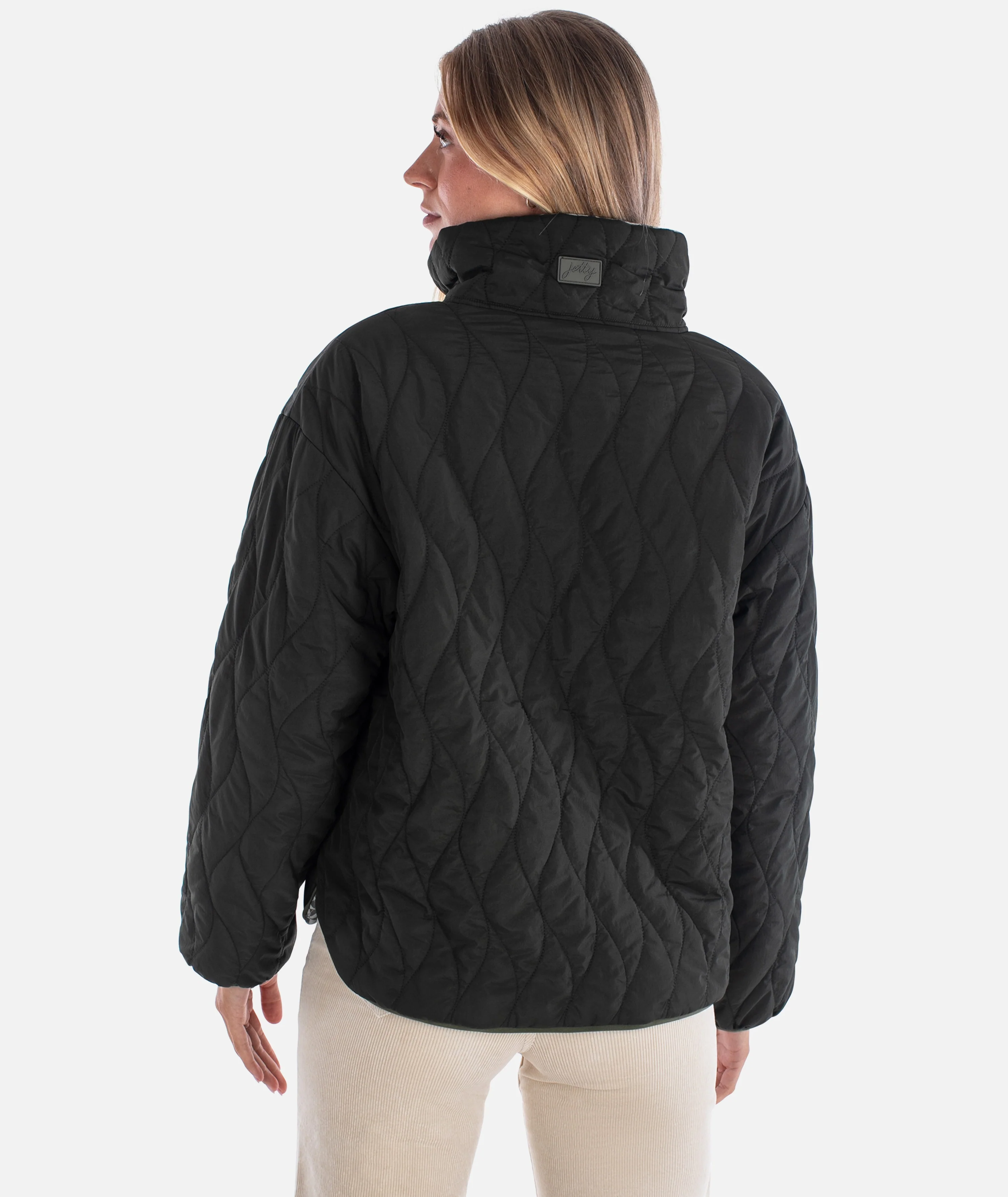 Rainier Reversible Puffer - Olive - Image 6