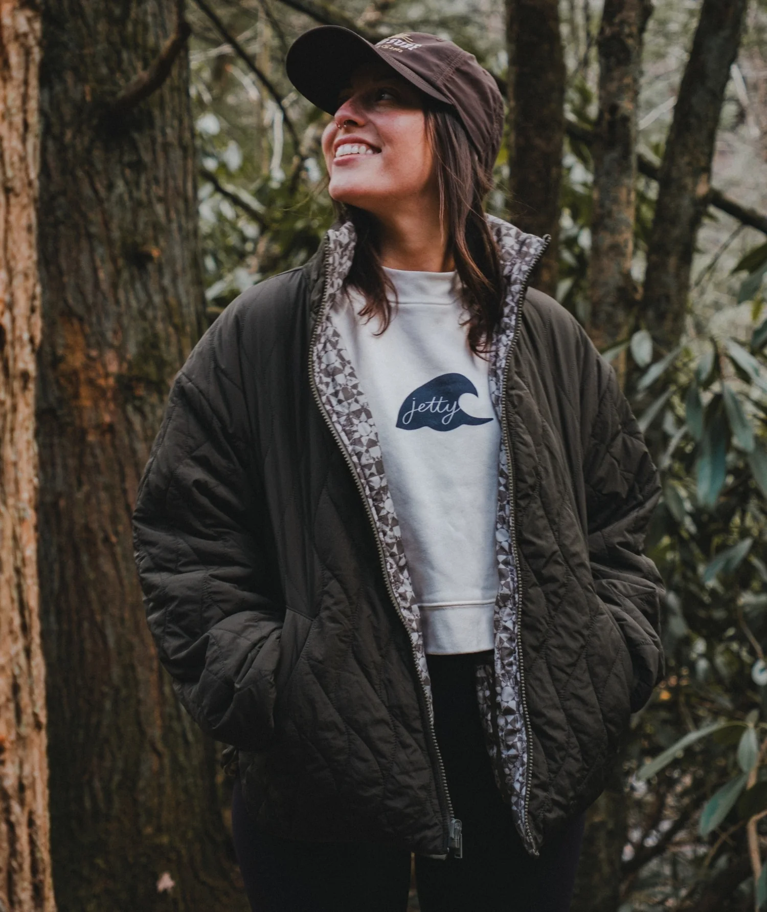 Rainier Reversible Puffer - Olive - Image 9