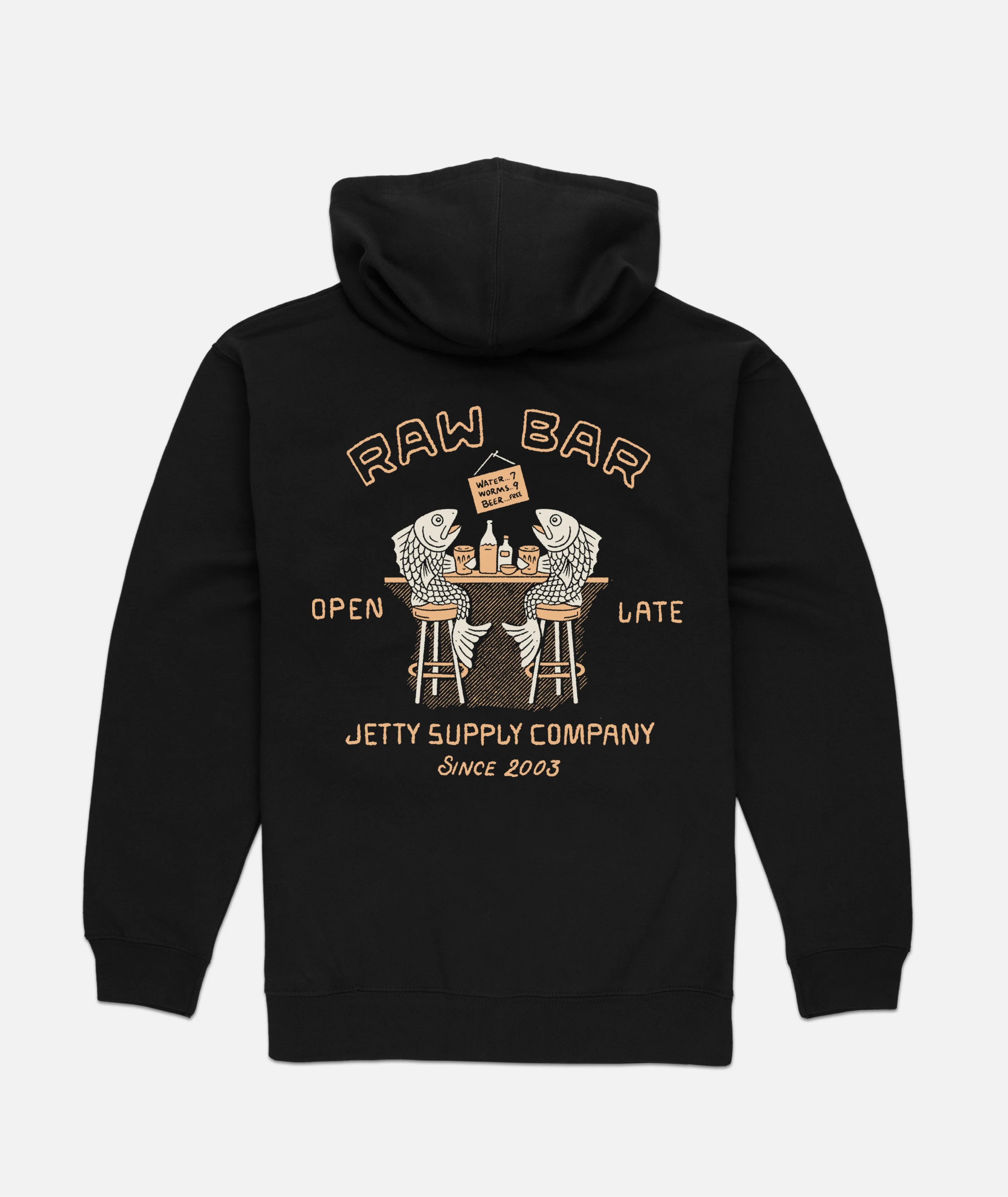 Raw Bar Hoodie - Black