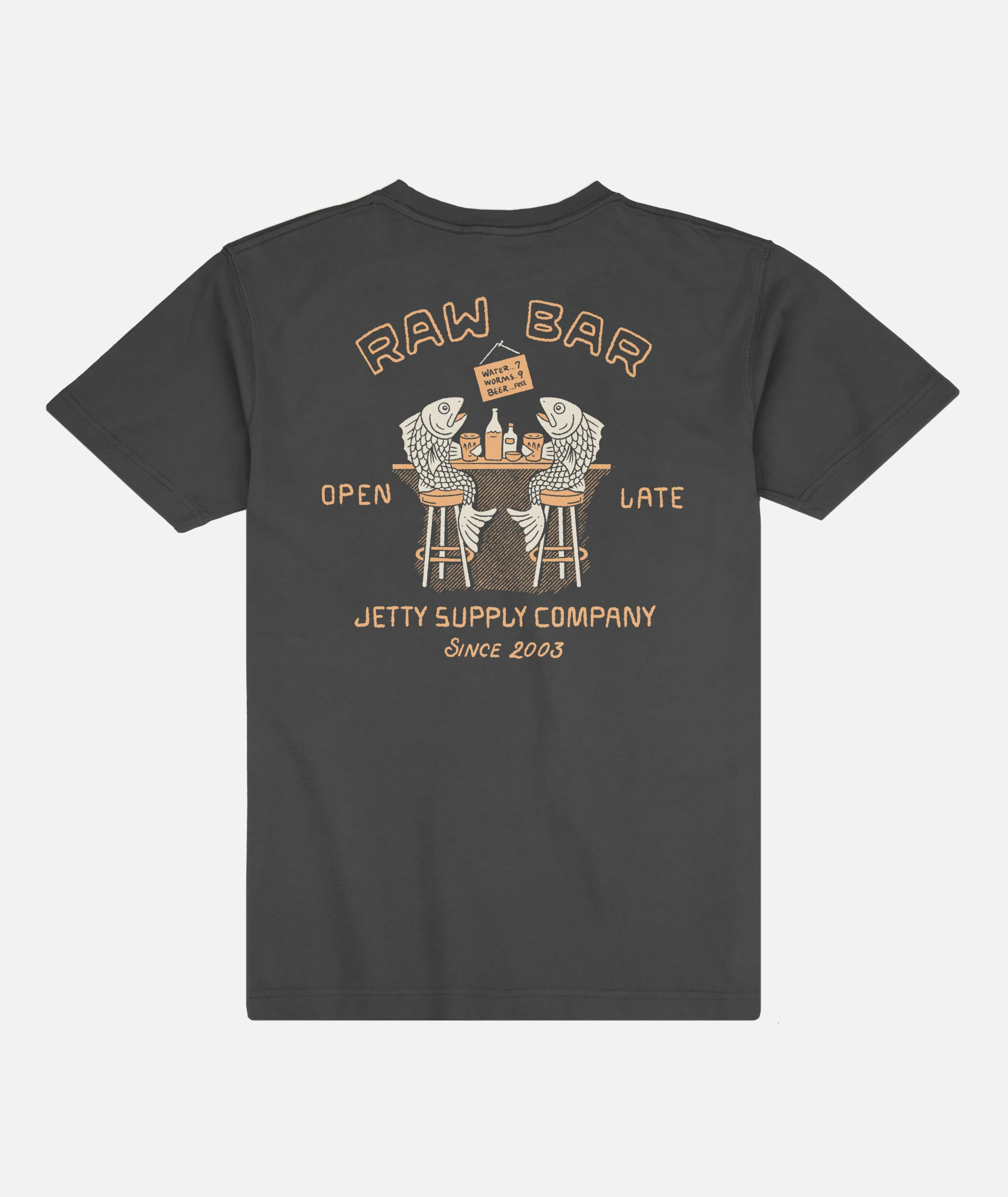 Raw Bar Tee - Pirate Black
