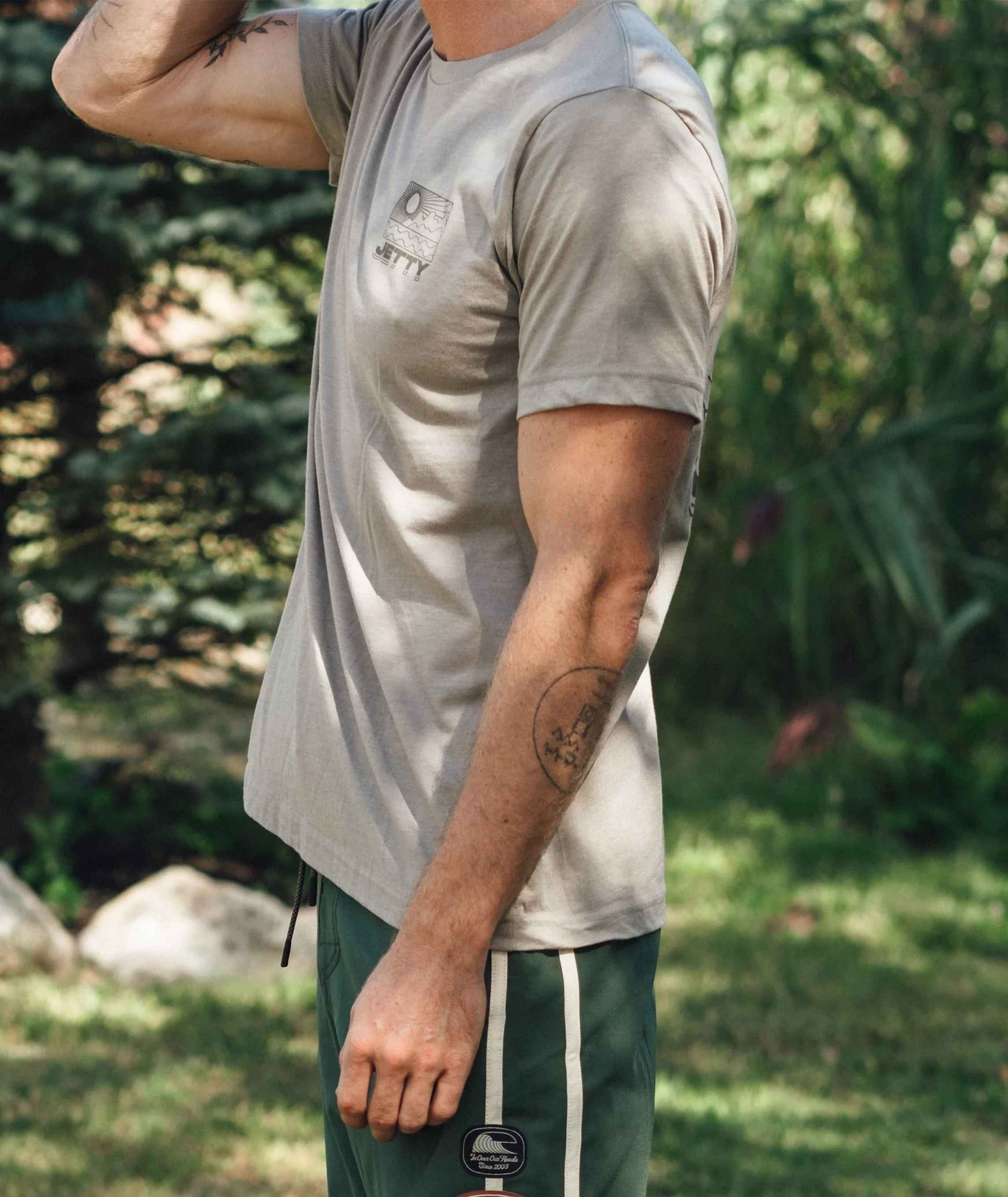 Rayflow tee - Stone - Image 3