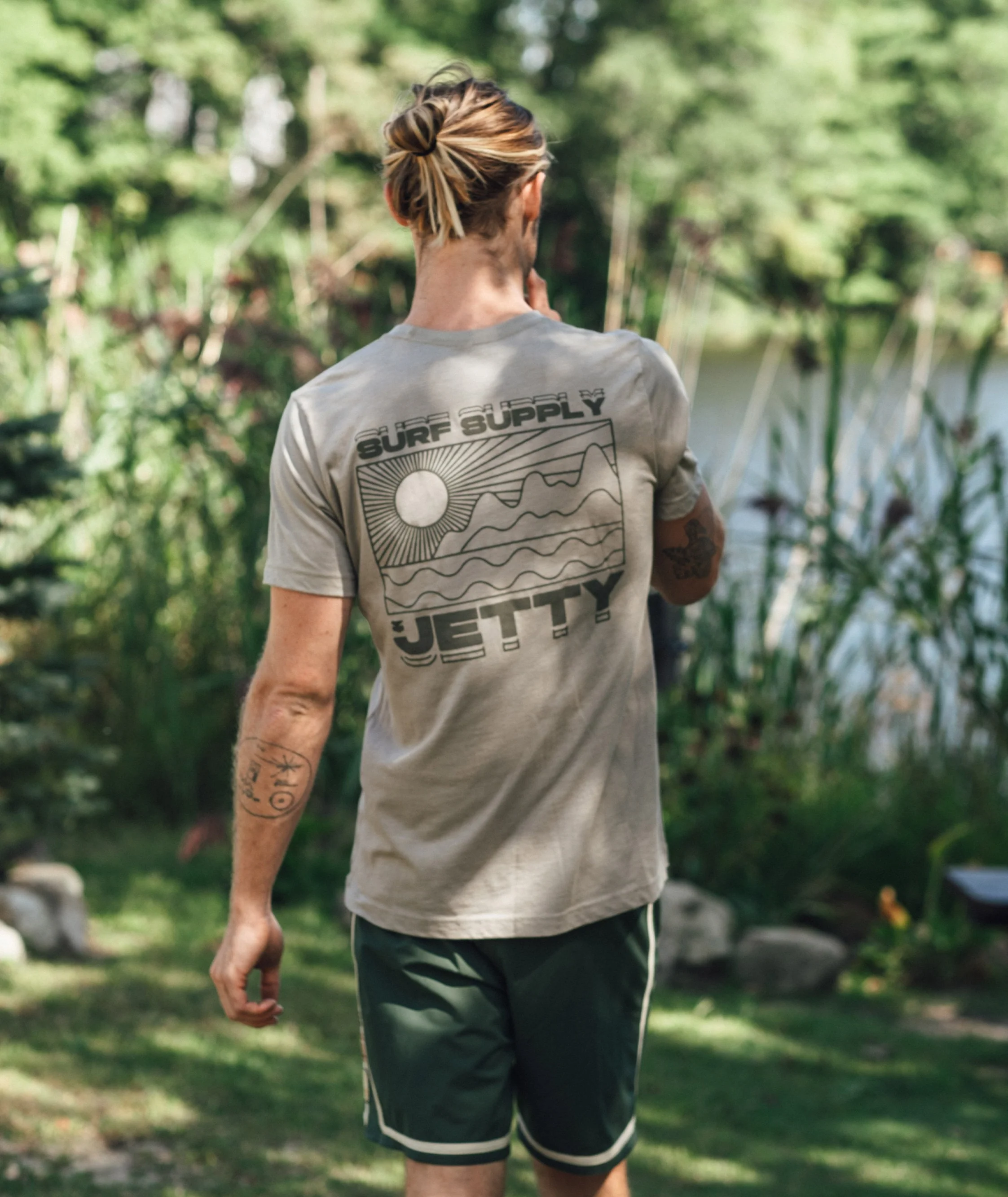 Rayflow tee - Stone - Image 4