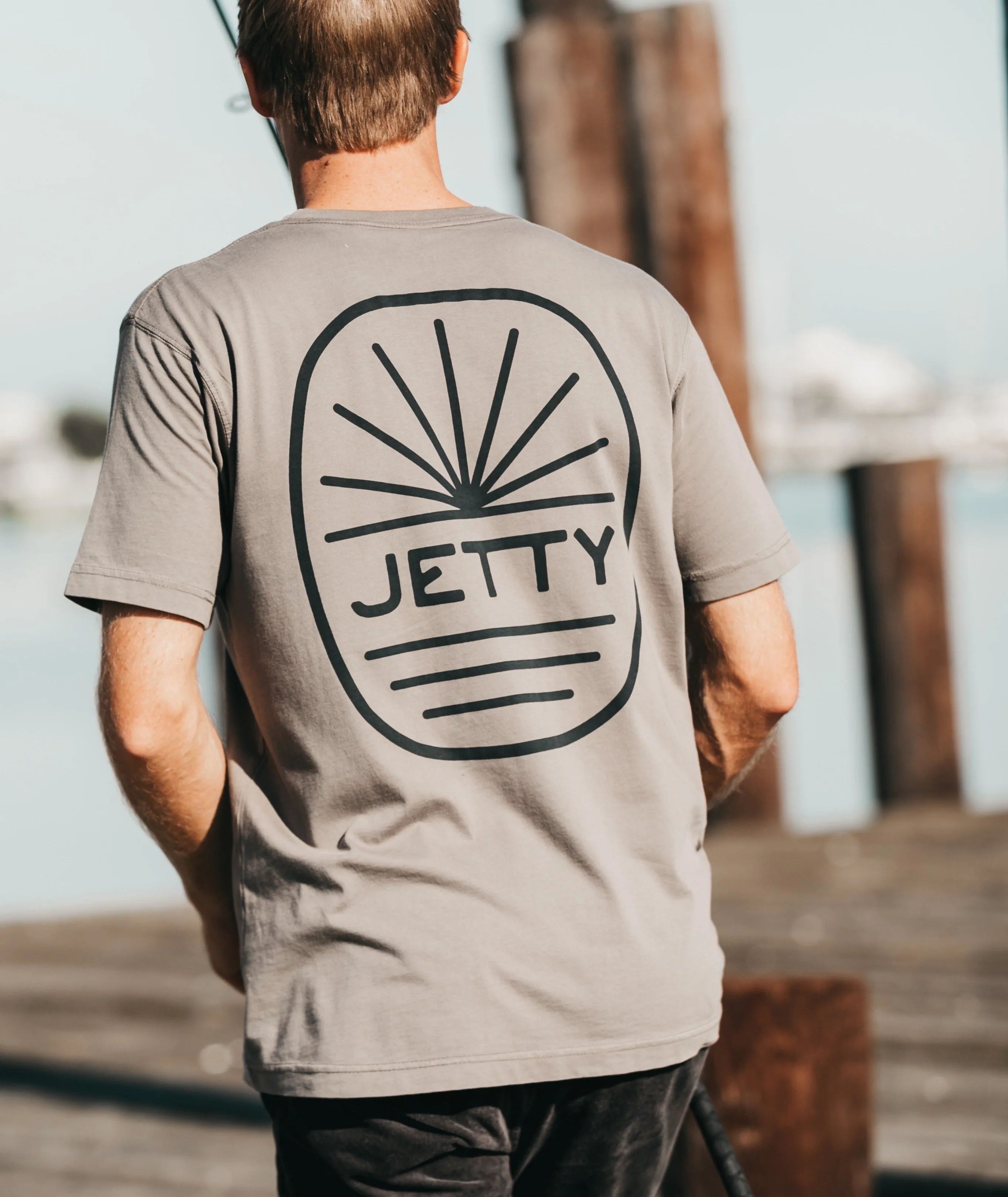 Rays Tee - Grey - Image 3