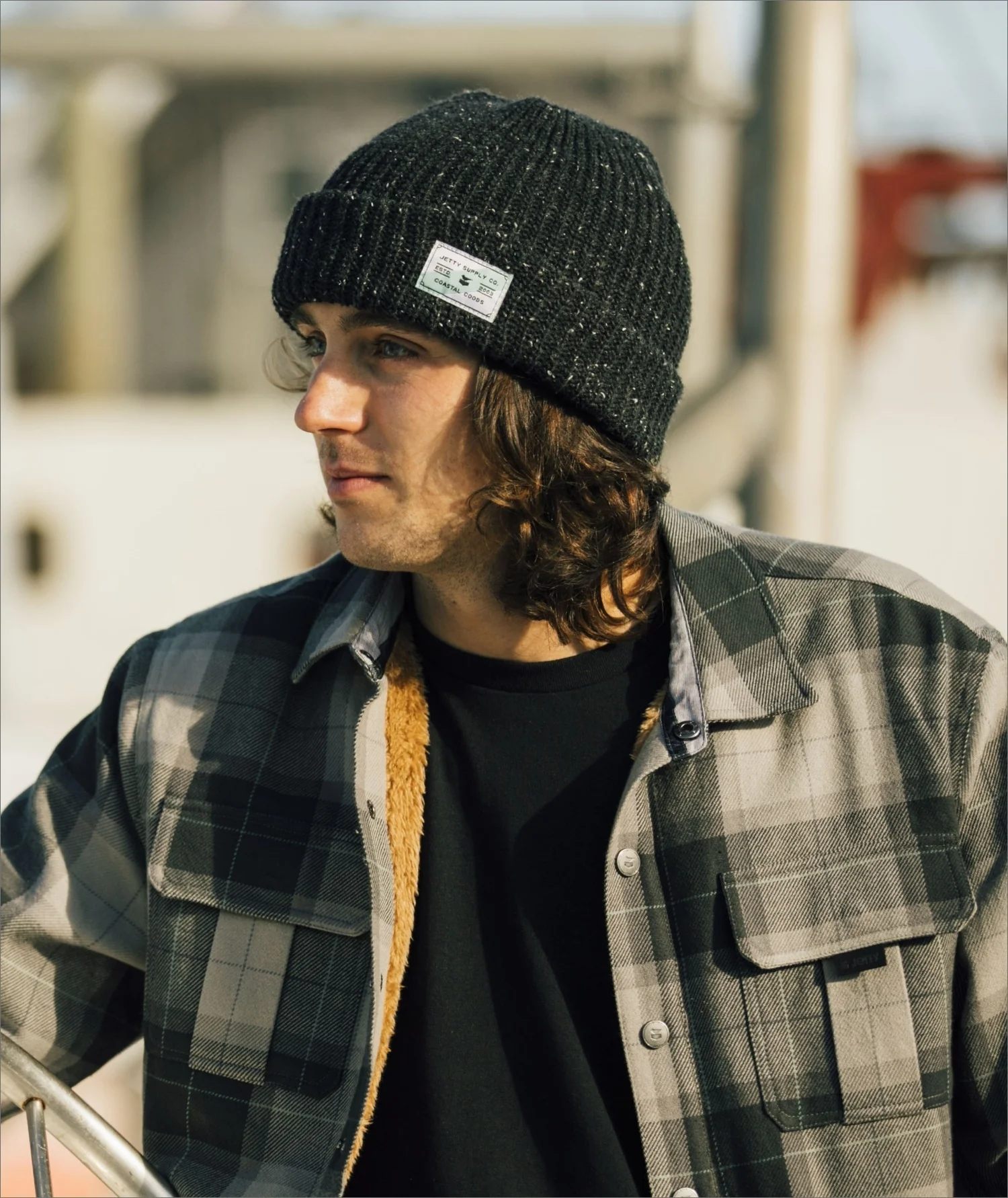 F22 Refuge Beanie - Black - Image 2