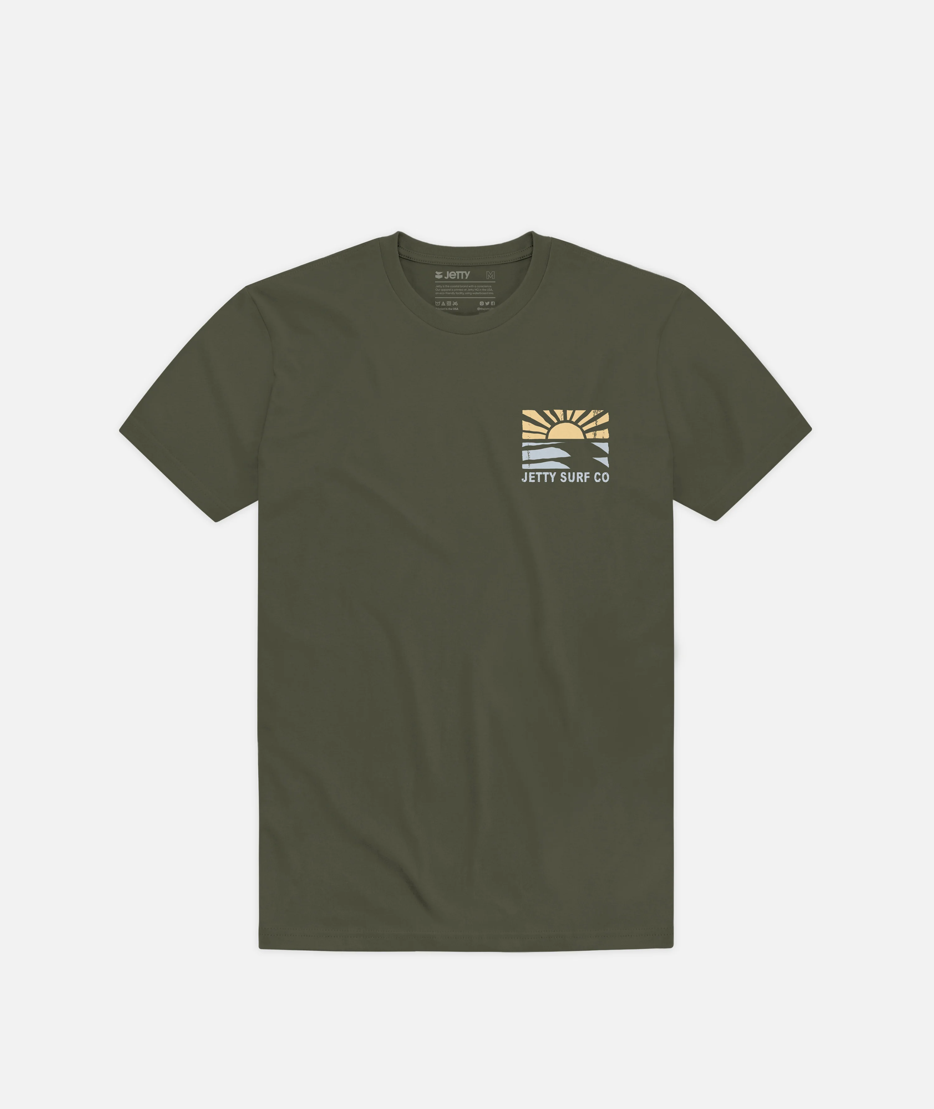 Grom Retreat Tee - Military Green - Image 2