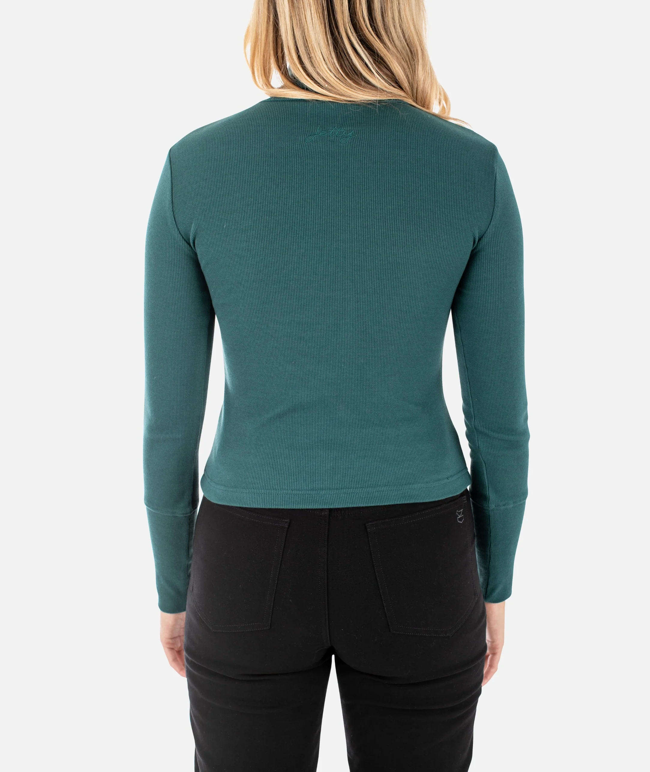 Ridley Rib Scrunch Neck - Tidal - Image 3