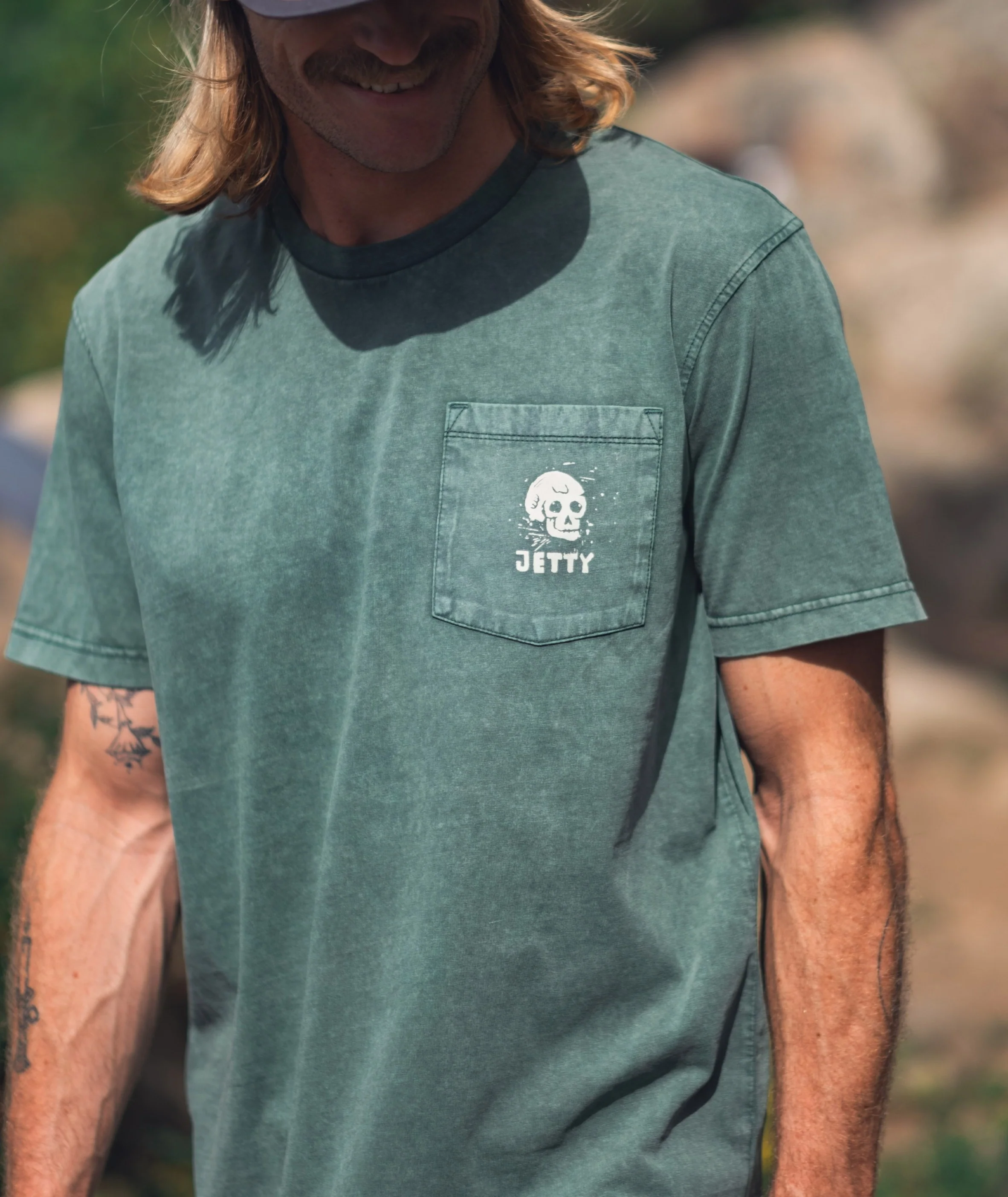 Runes Tee - Green - Image 4
