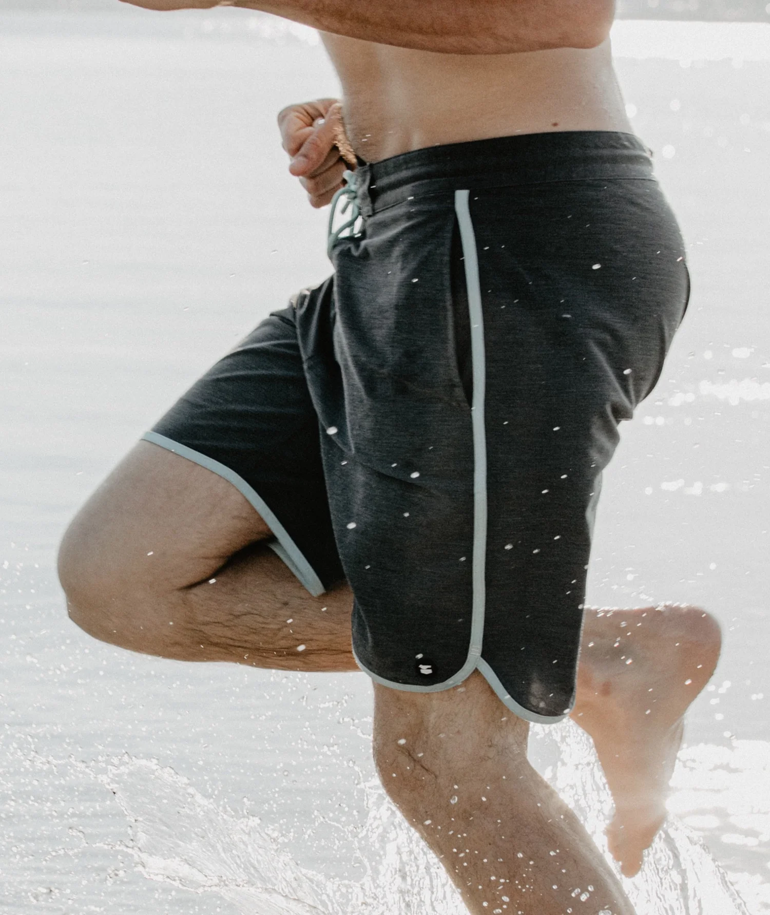 S21 Sandbar Hybrid Boardshort - Charcoal - Image 3