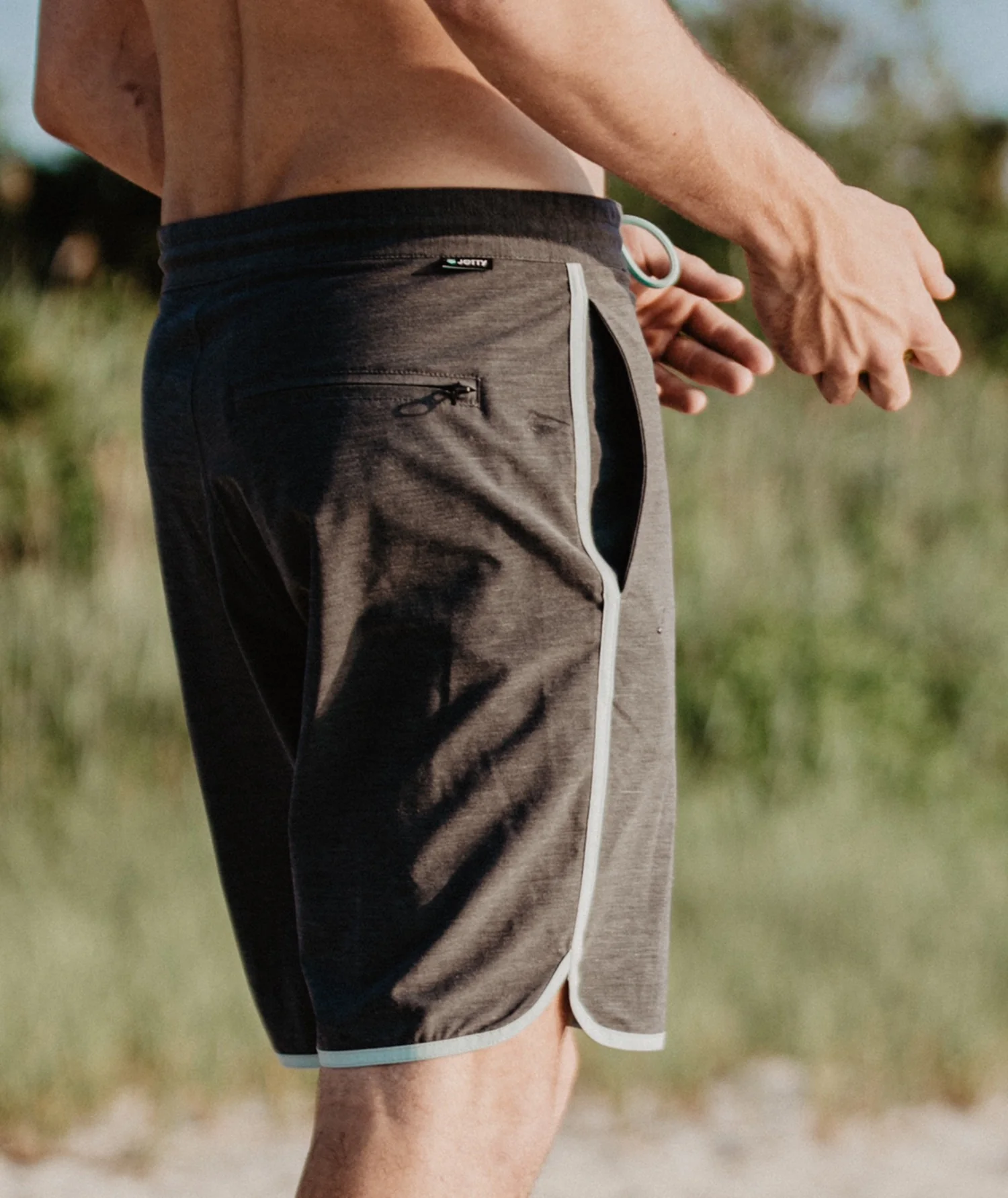 S21 Sandbar Hybrid Boardshort - Charcoal - Image 4