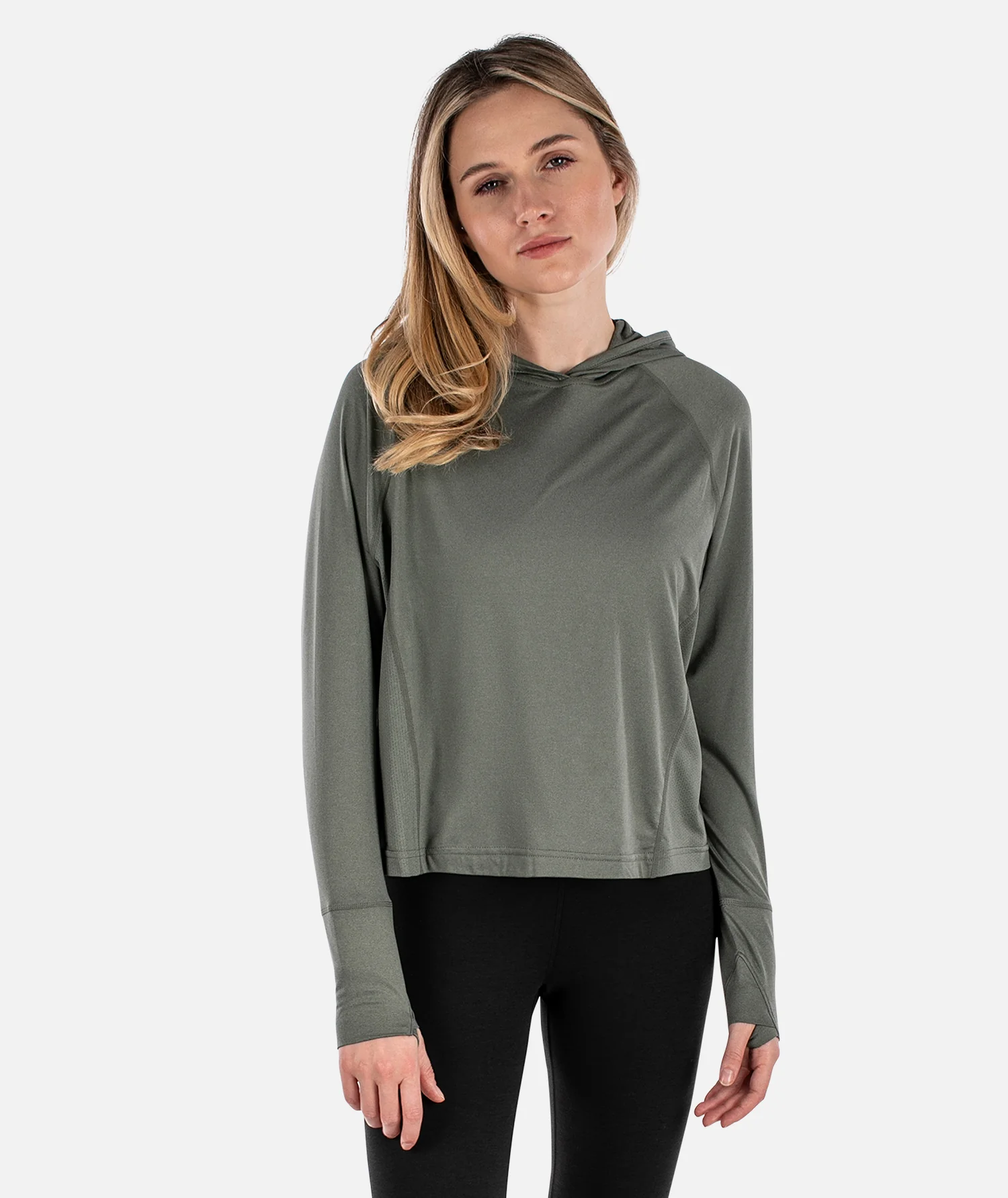 Sadie Performance UV Hoodie - Agave