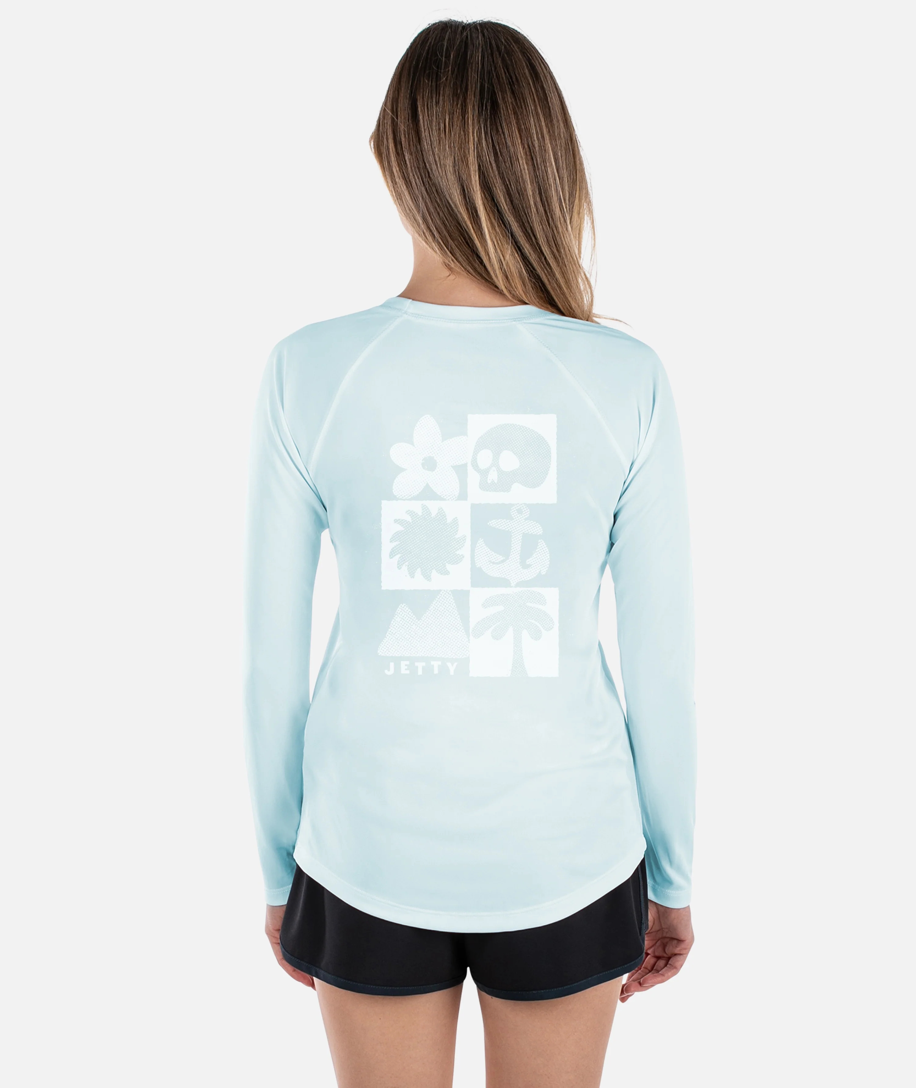 Salty Soul UV Long Sleeve - Columbia Blue