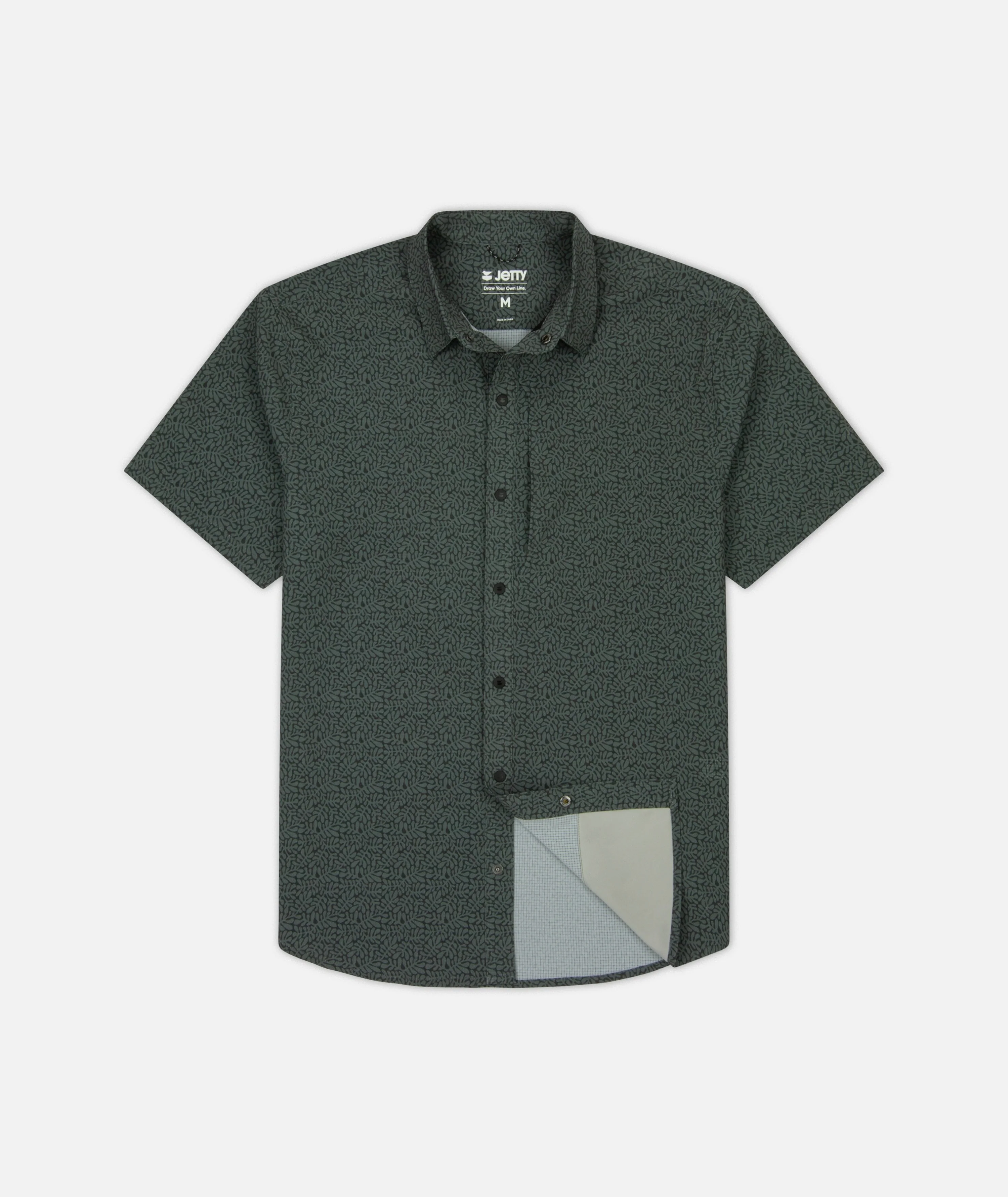 Sandspit Tech Shirt - Charcoal - Image 3