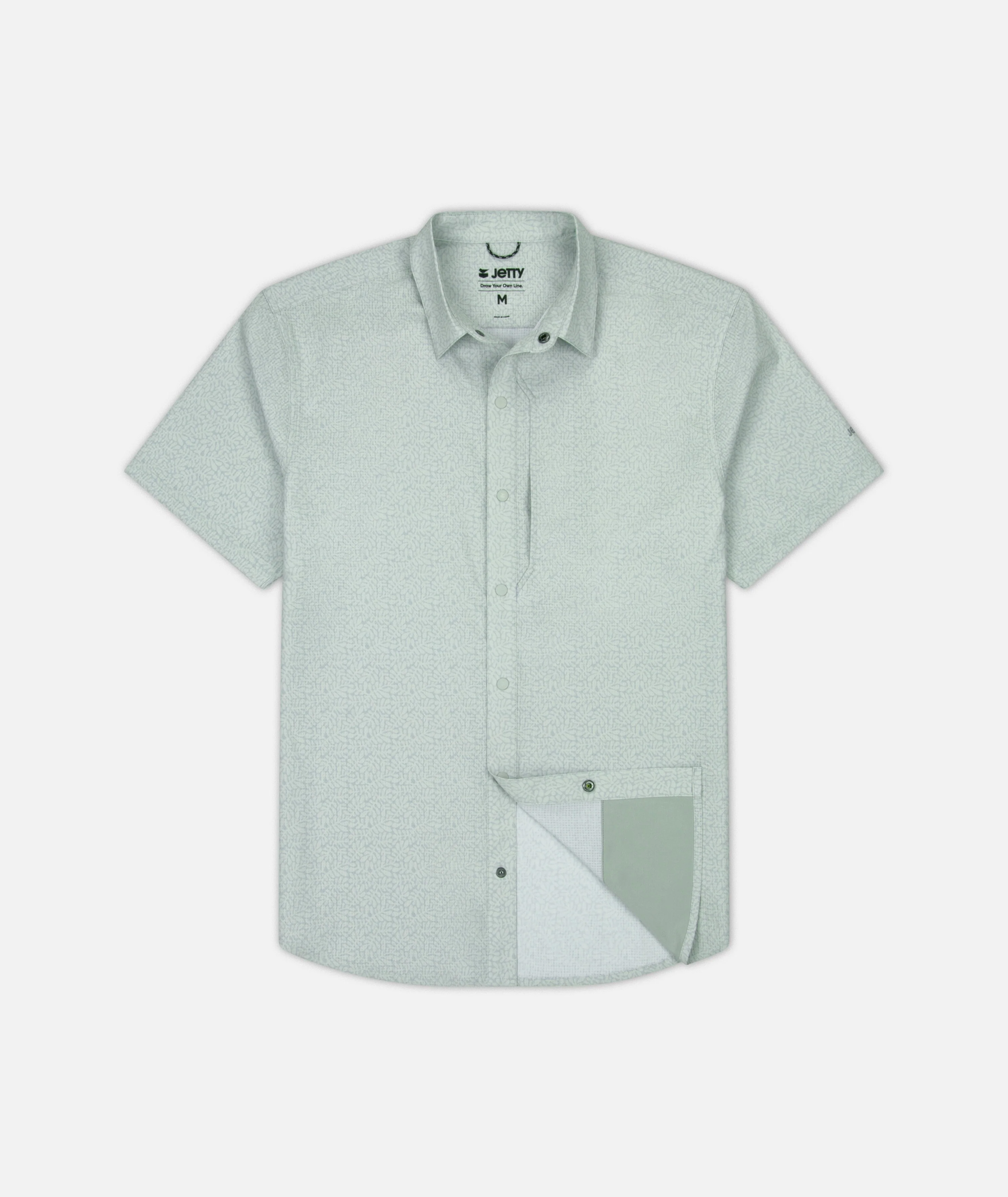 Sandspit Tech Shirt - Light Grey - Image 3
