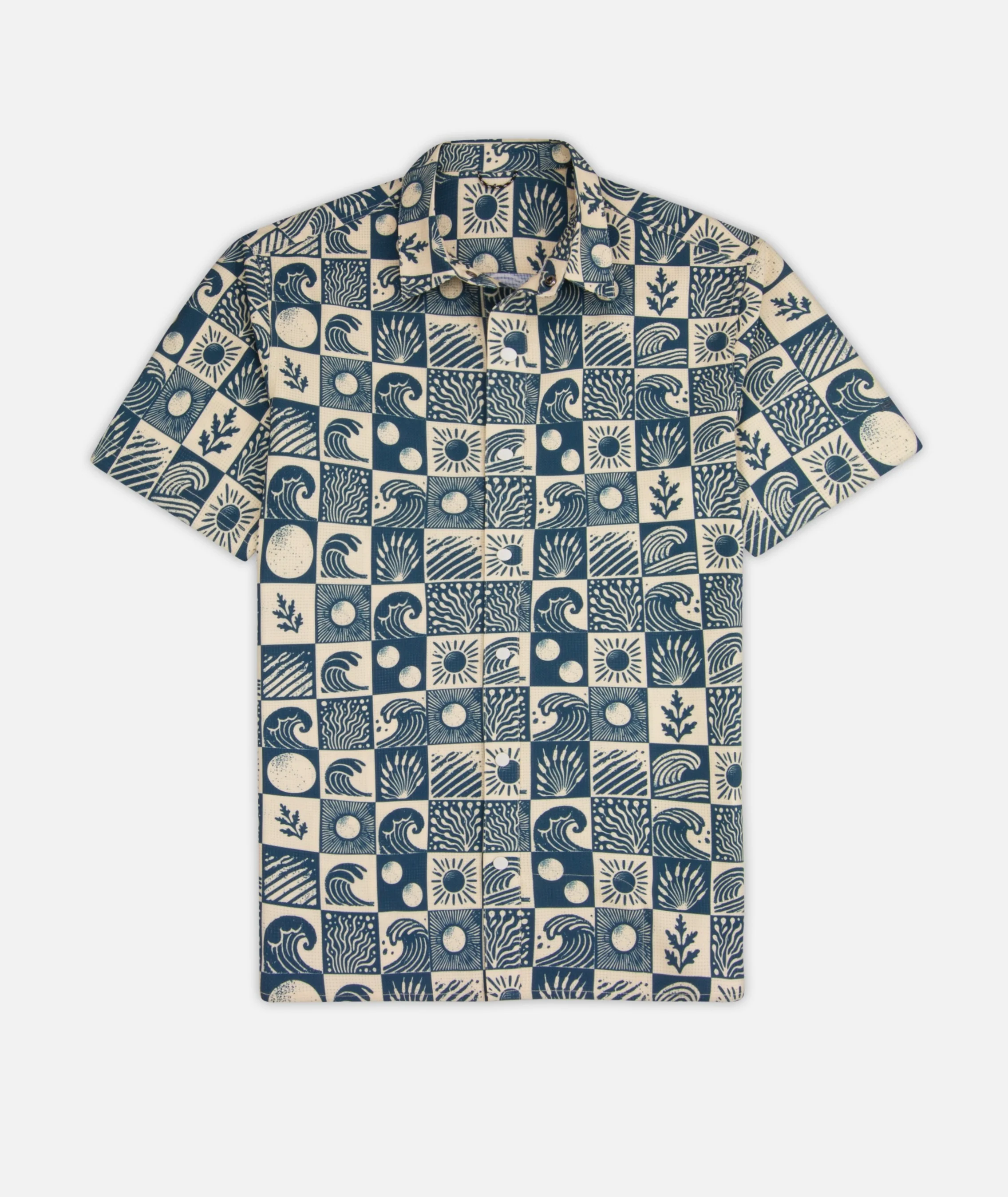 Sandspit Tech Woven Shirt - Oyster Blue