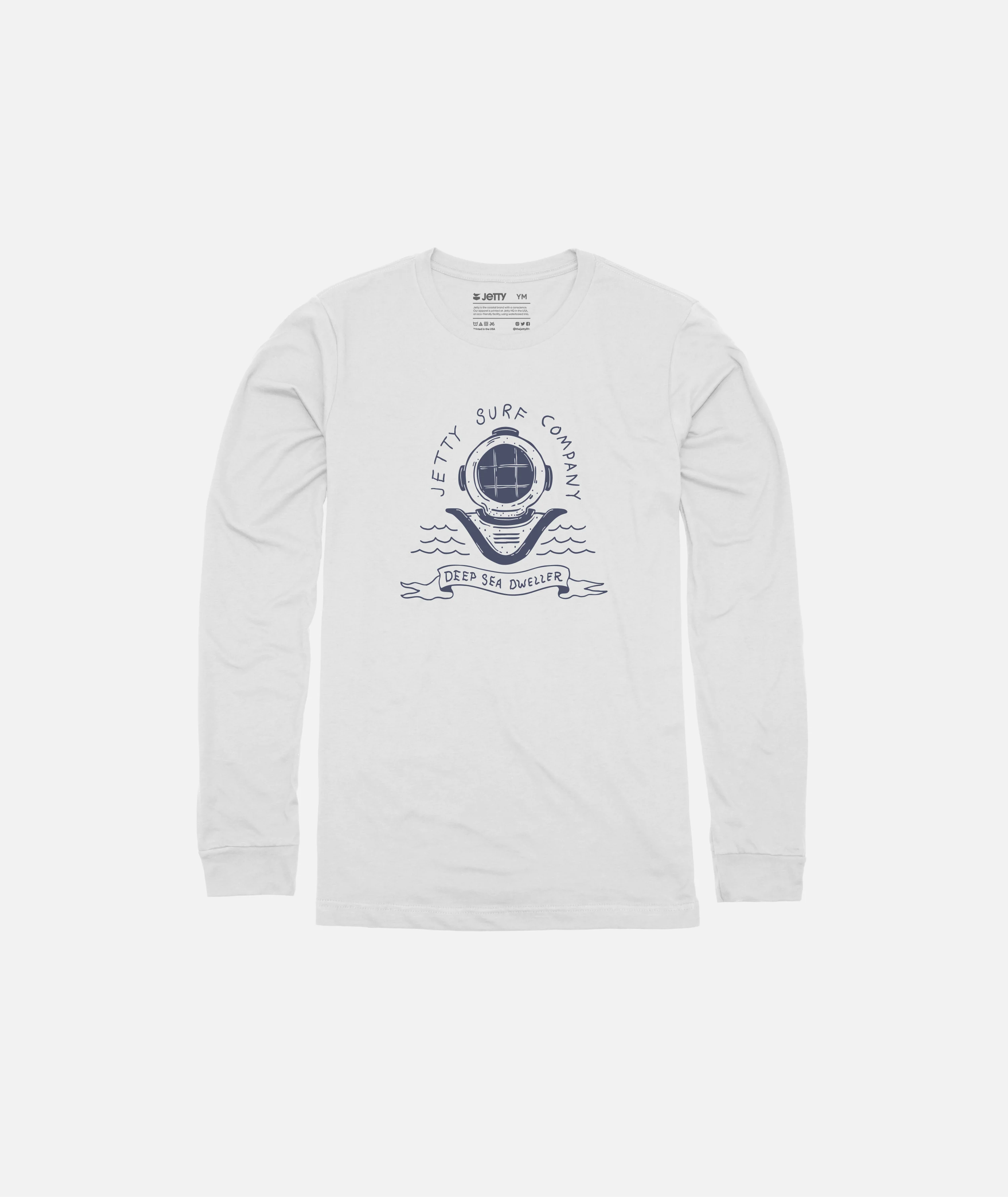 Tot Sea Dweller UV LS Shirt - White