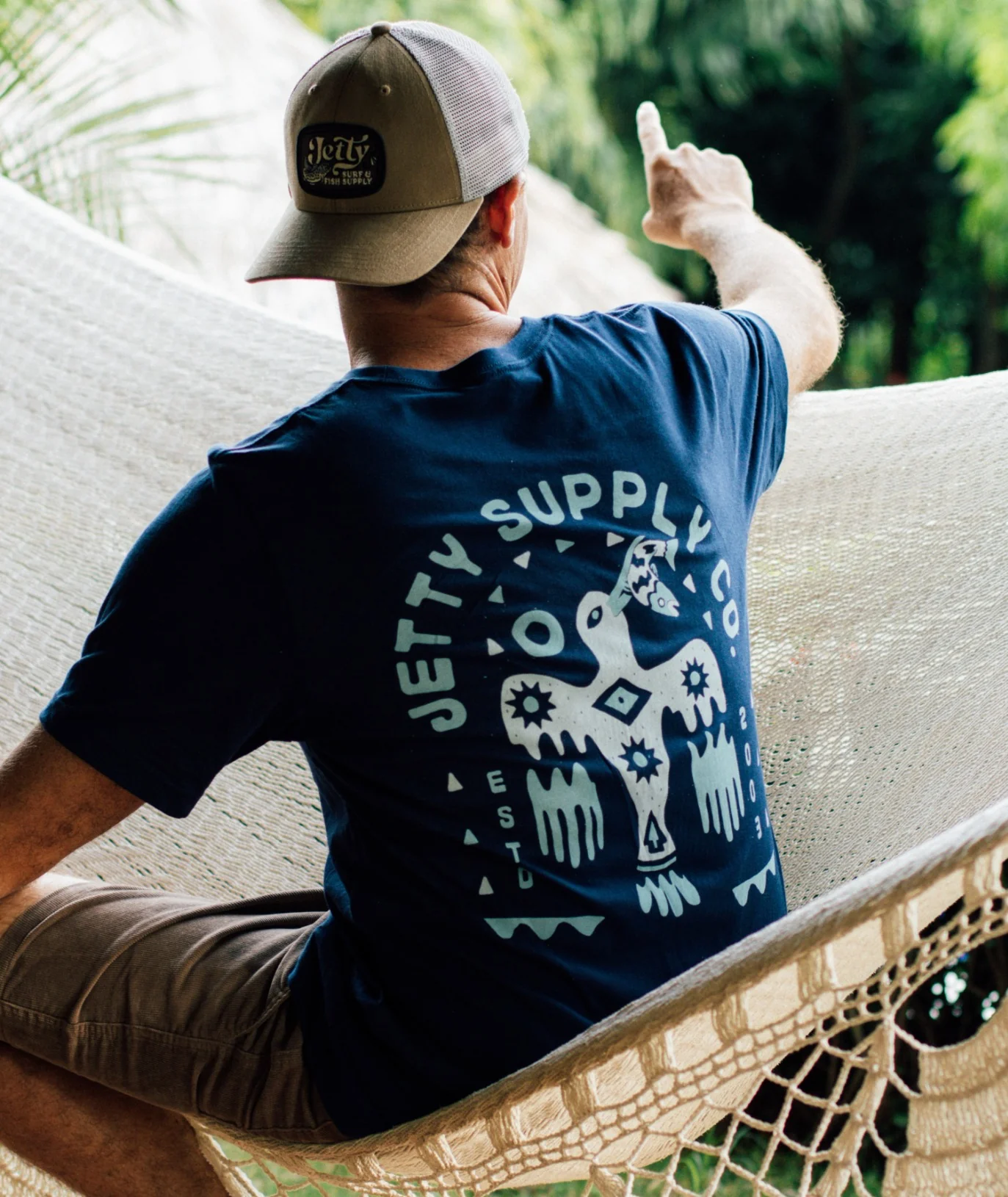 Seabird Tee - Navy - Image 3