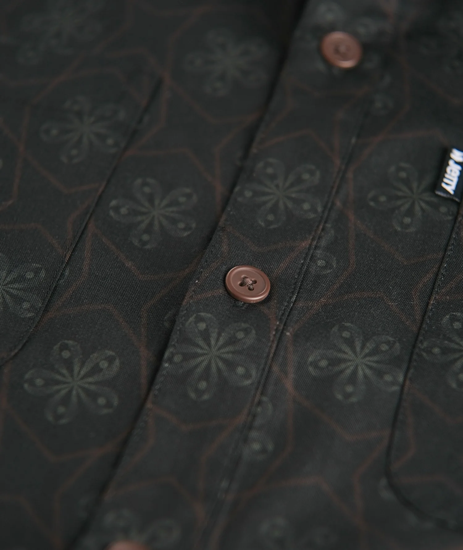 Seabrite Cotton Shirt - Black - Image 3