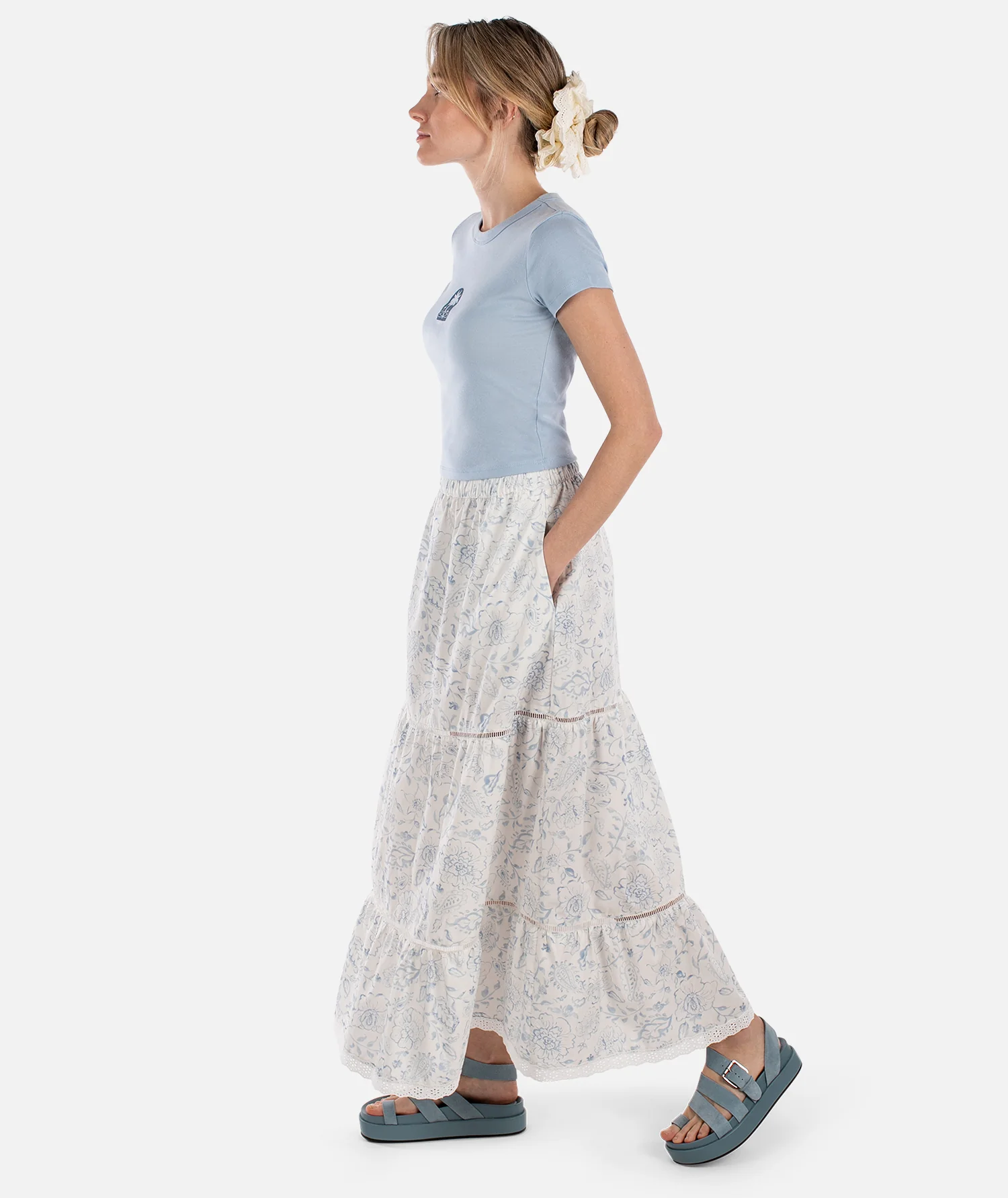 Seafarer Skirt - Blue - Image 4