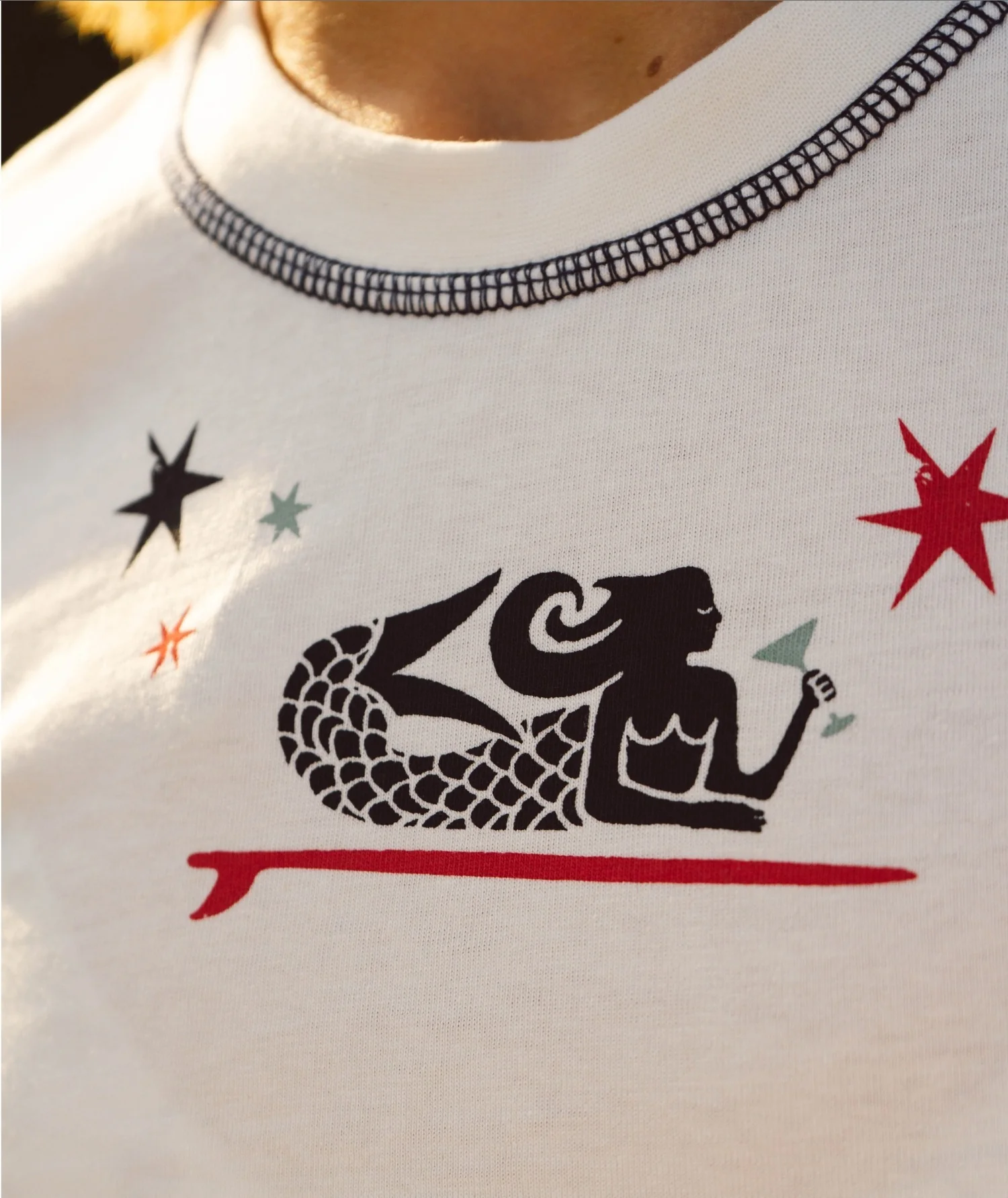 Seaview Tee - Navy - Image 2