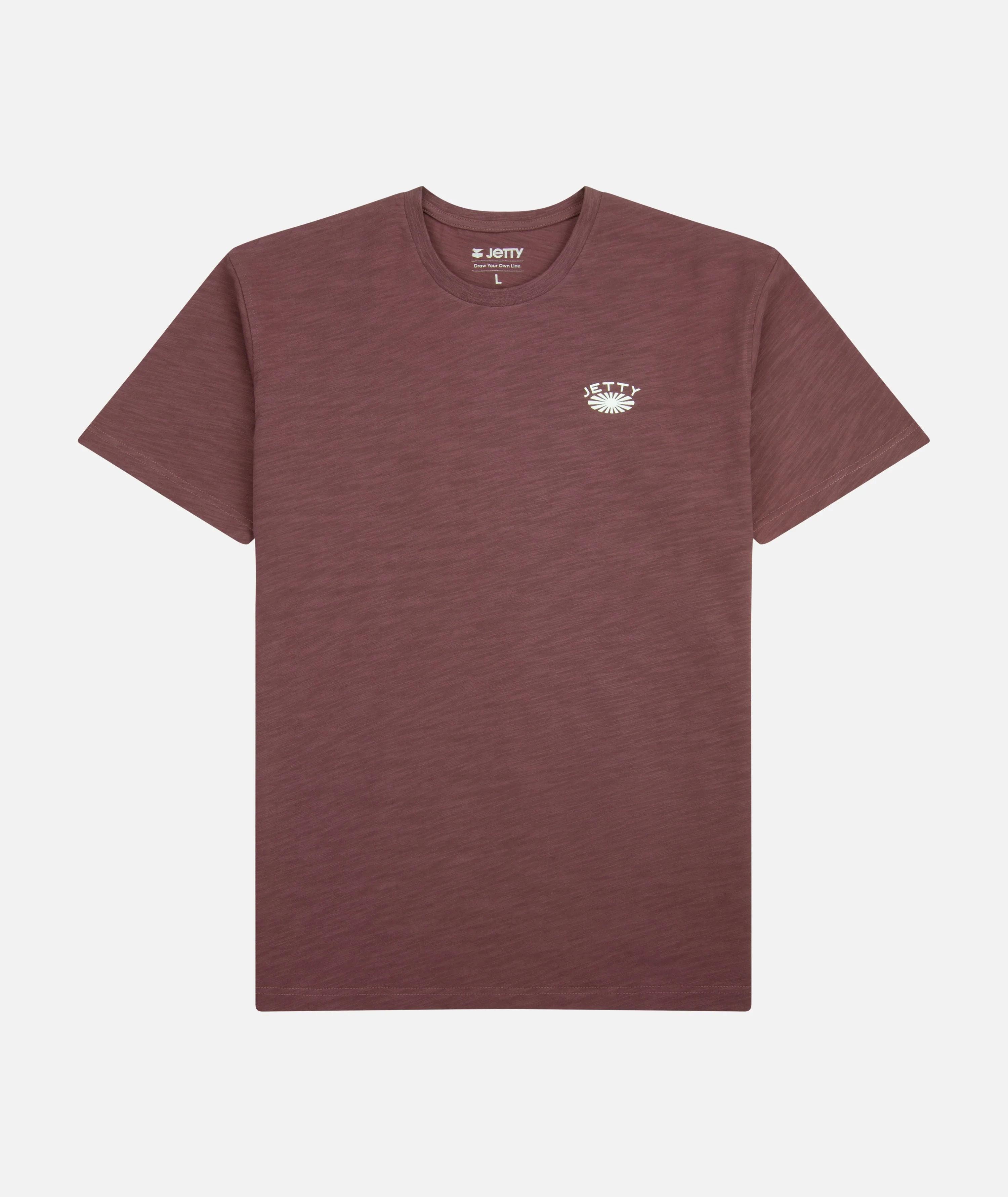 Sedge Slub Tee - Mauve