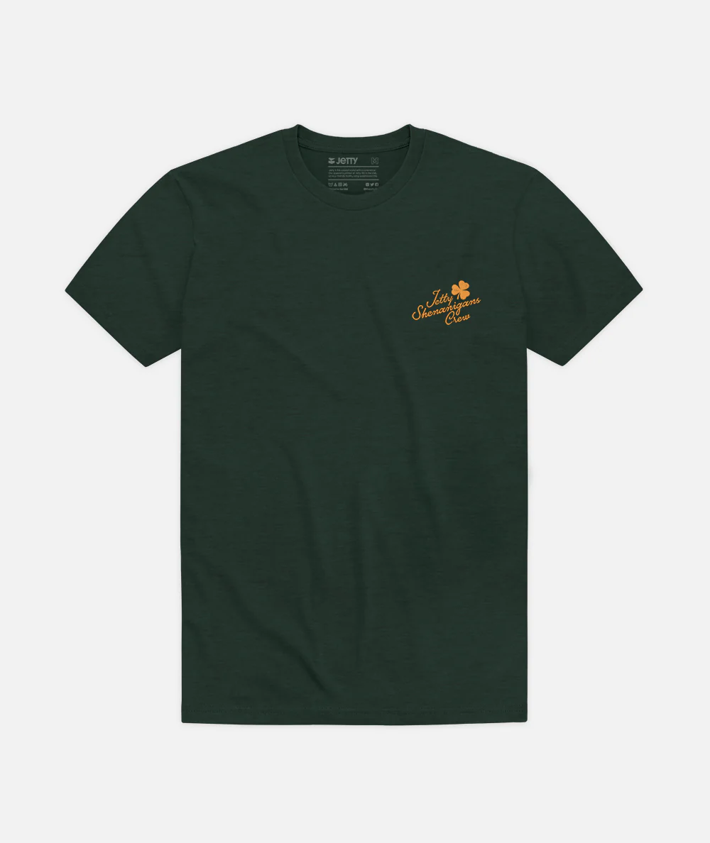 Shenanigans Crew Tee - Green - Image 2