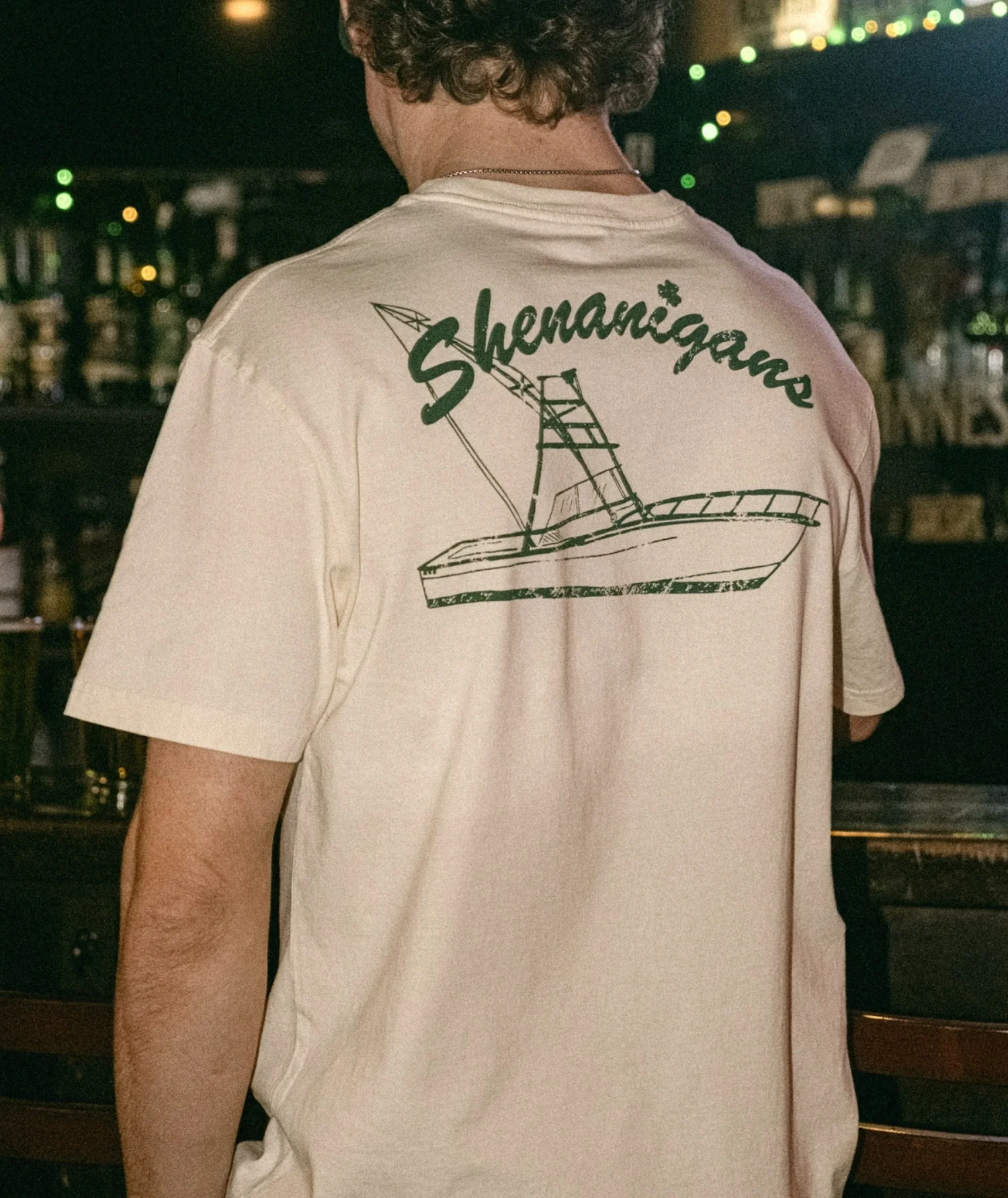 Shenanigans Tee - Vintage White - Image 4