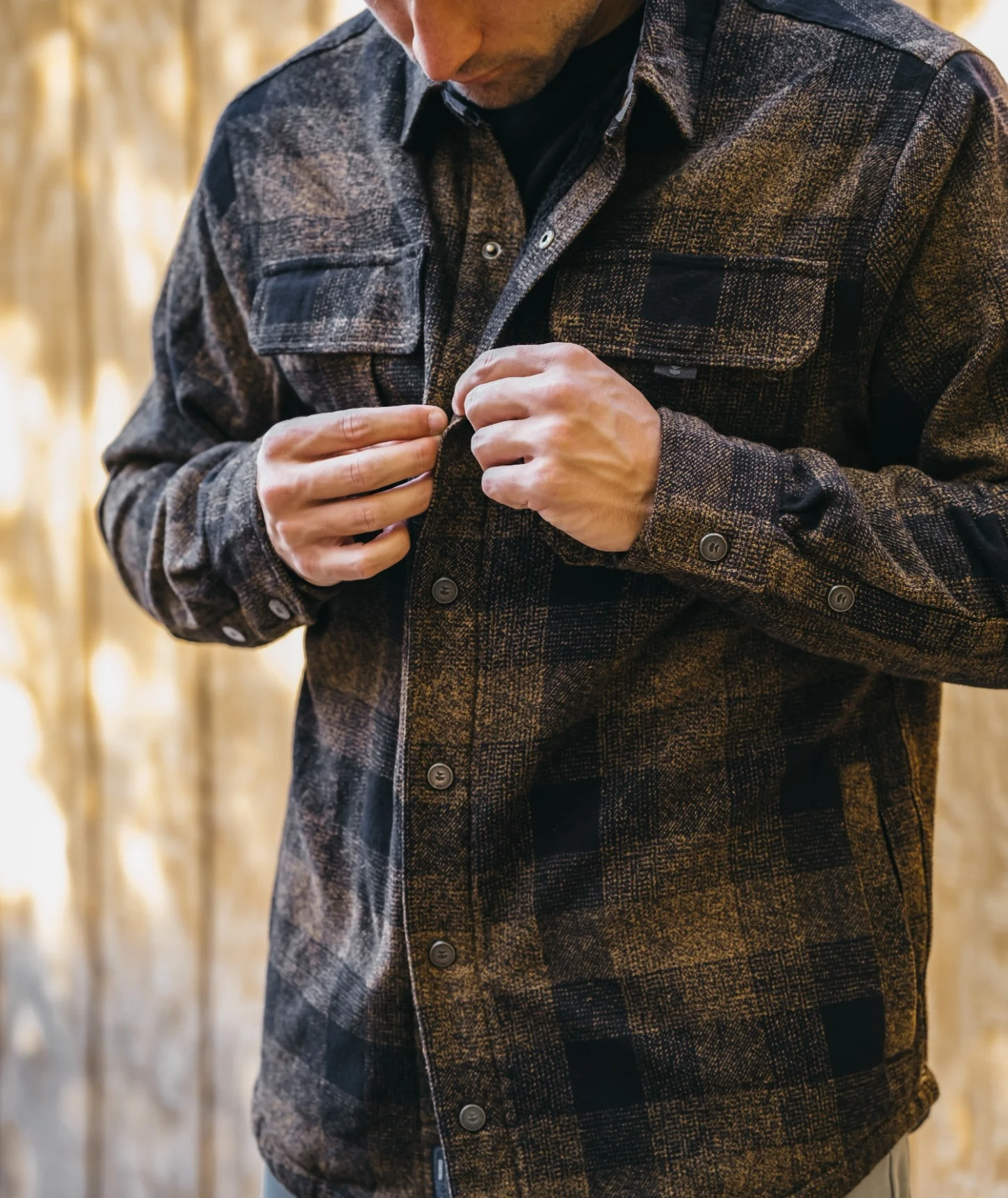 Sherpa Jacket - Black - Image 3